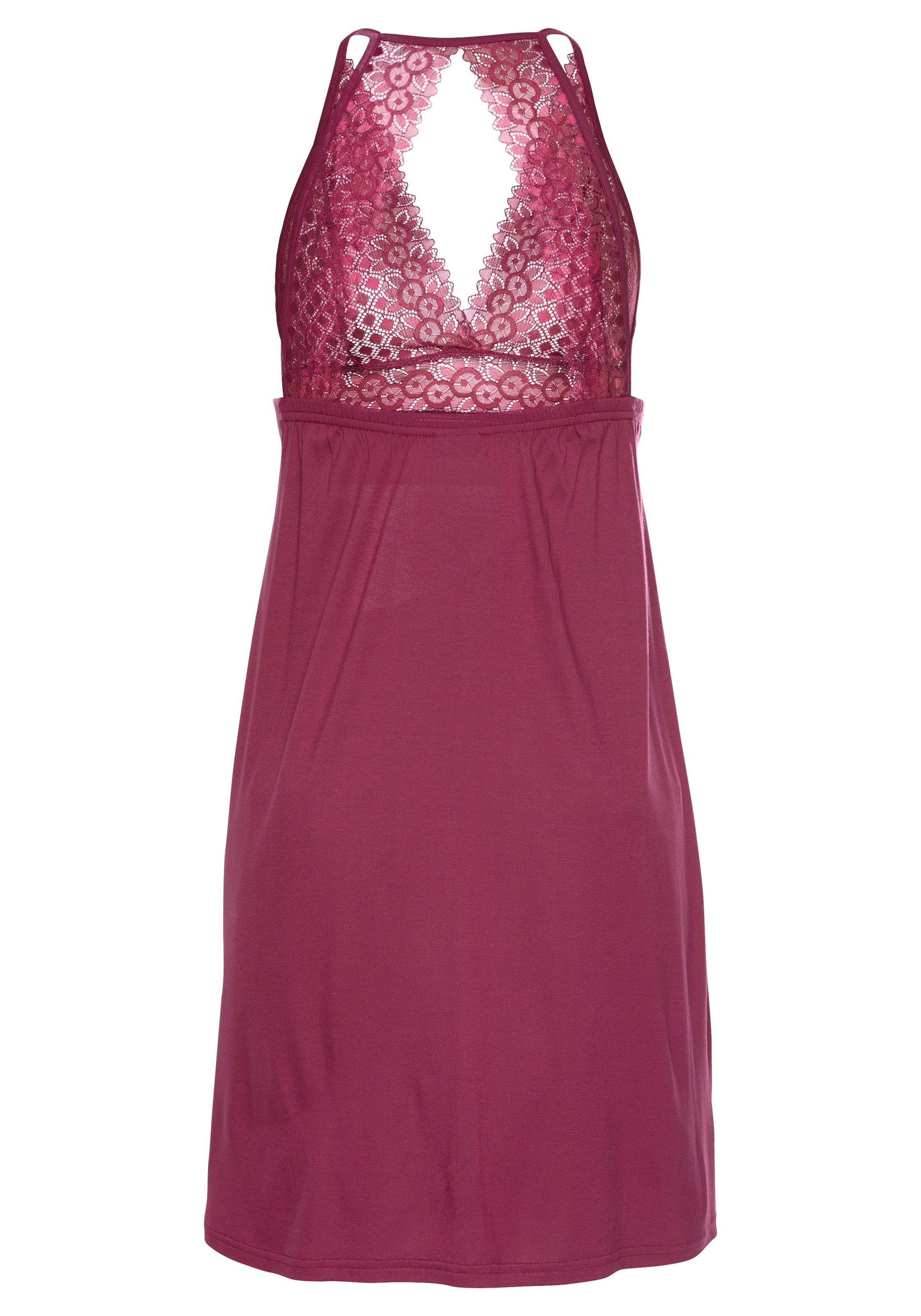 Thumbnail - LASCANA Negligé mit transparenter Spitze