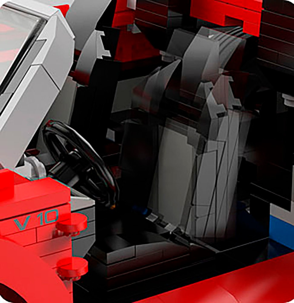 Jamara Konstruktions-Spielset »Audi R8 Spyder 1:14 rot Bricks«, (1440 St.), Maßstab 1:14, offiziell lizensiert