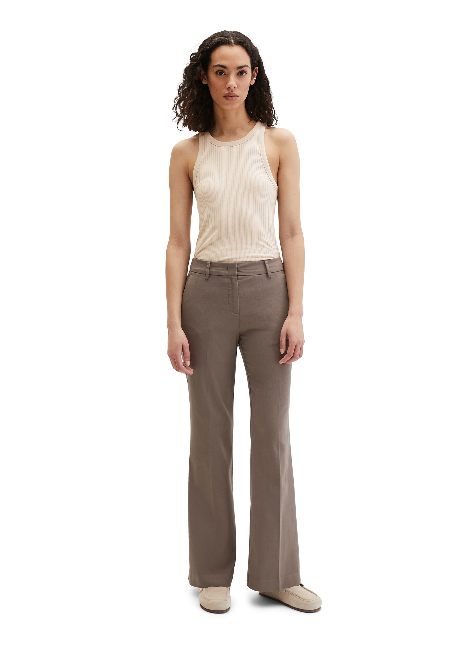 Marc O'Polo Stretch-Hose »MARTHE Flared«  Model MARTHE flared fit, superstretch, mid waist