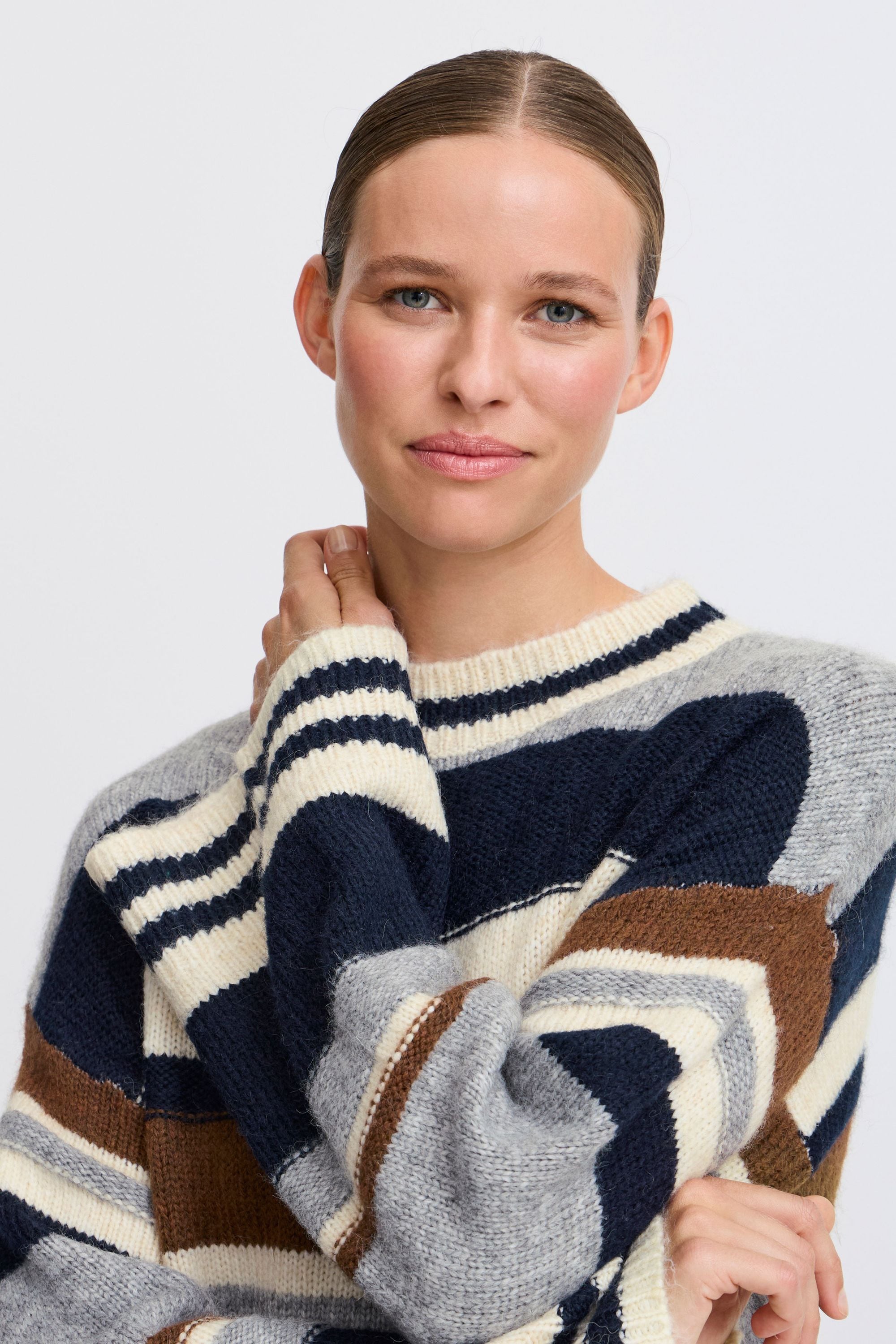 b.young Strickpullover »Strickpullover BYOKSANA STRIPED JUMPER -«