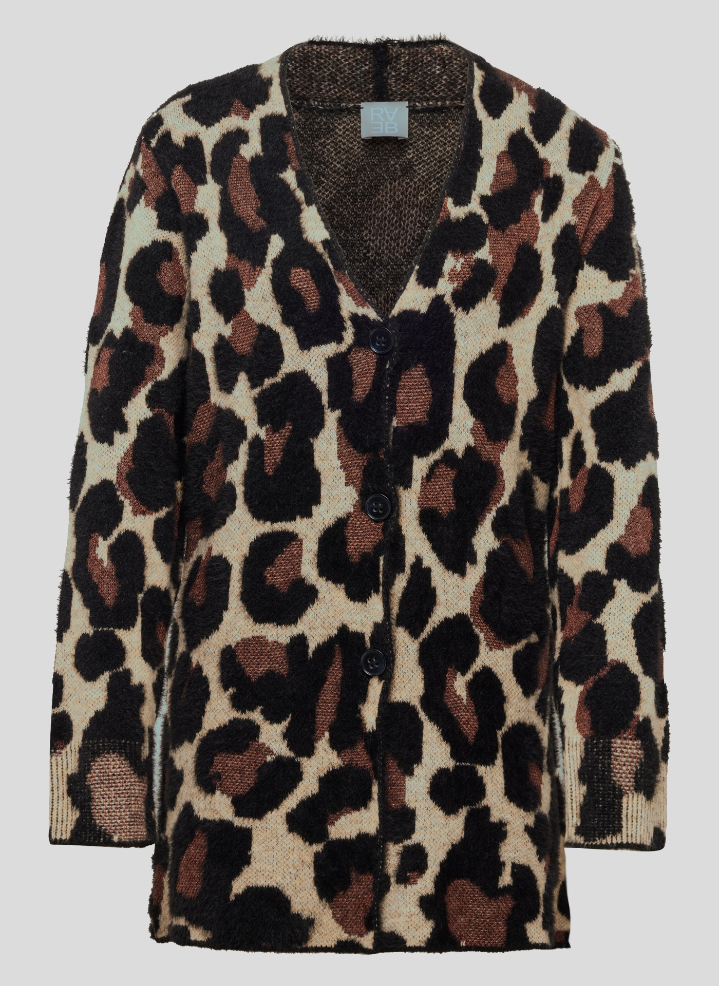 Rabe Strickjacke »Rabe Cardigan im Leopardenmuster«