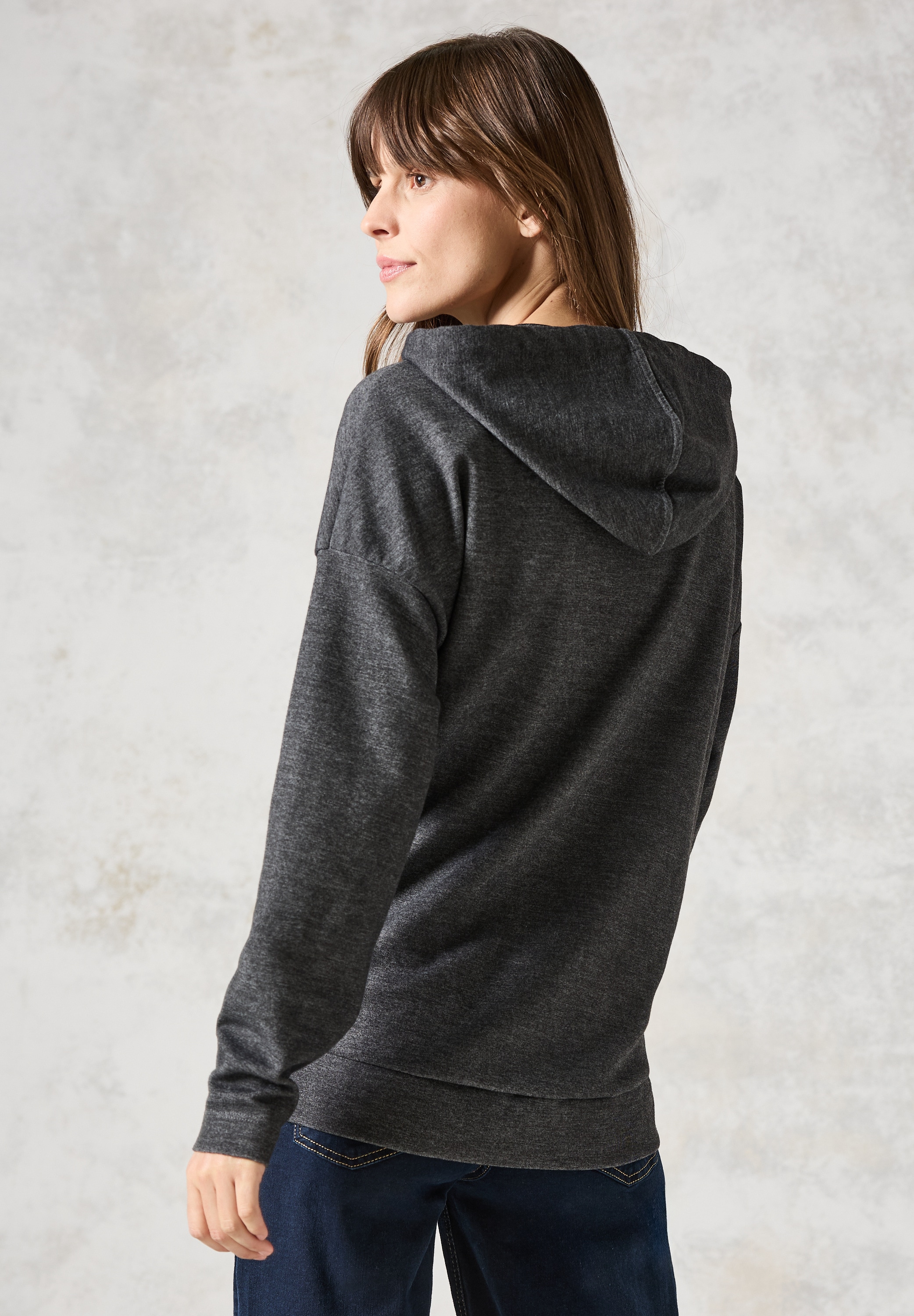 Cecil Sweatshirt, im angenehmen Materialmix