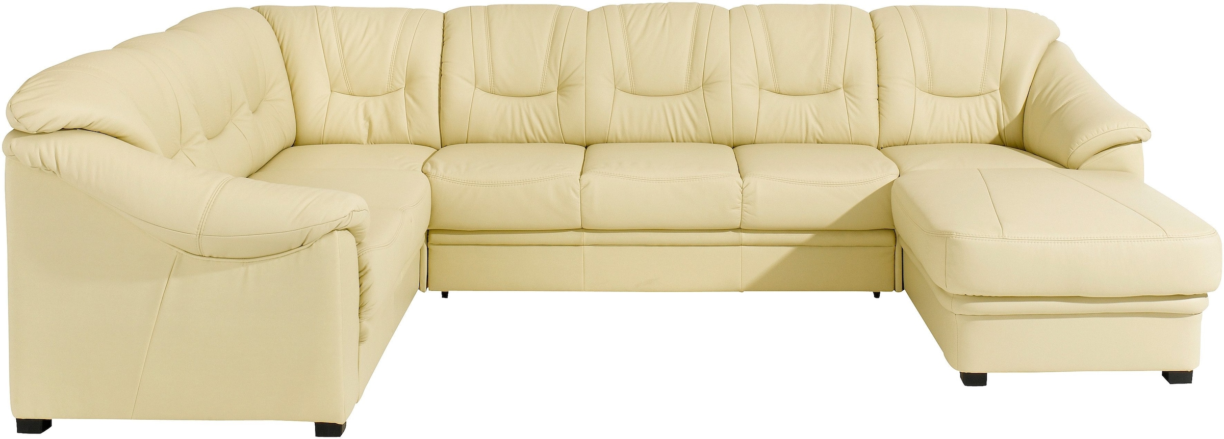 sit&more Wohnlandschaft "Savona, U-Form, B: 320 cm, Bettfunktion wählbar, Federkern-Polsterung" Komfortable Sitzhöhe 46 cm, Liegefläche 120 x 250 cm bei Bettfunktion