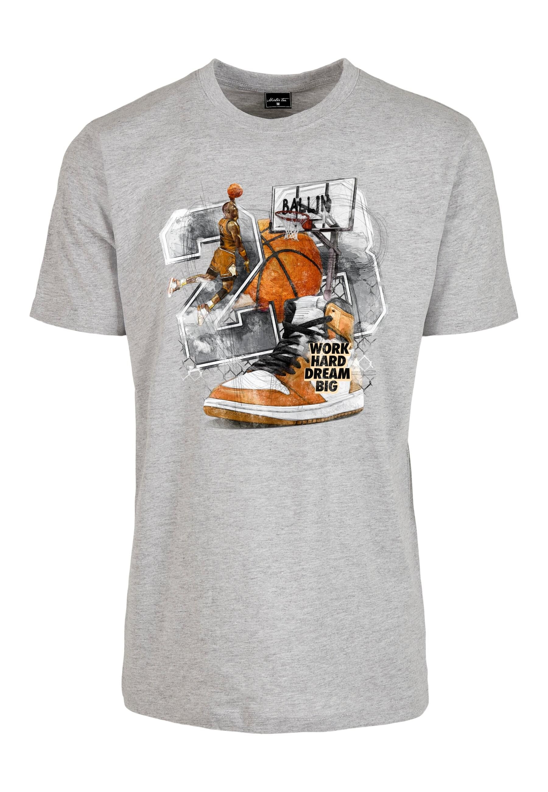 MisterTee Kurzarmshirt "MisterTee Herren Vintage Ballin Tee" 1 Stk. tlg. günstig online kaufen