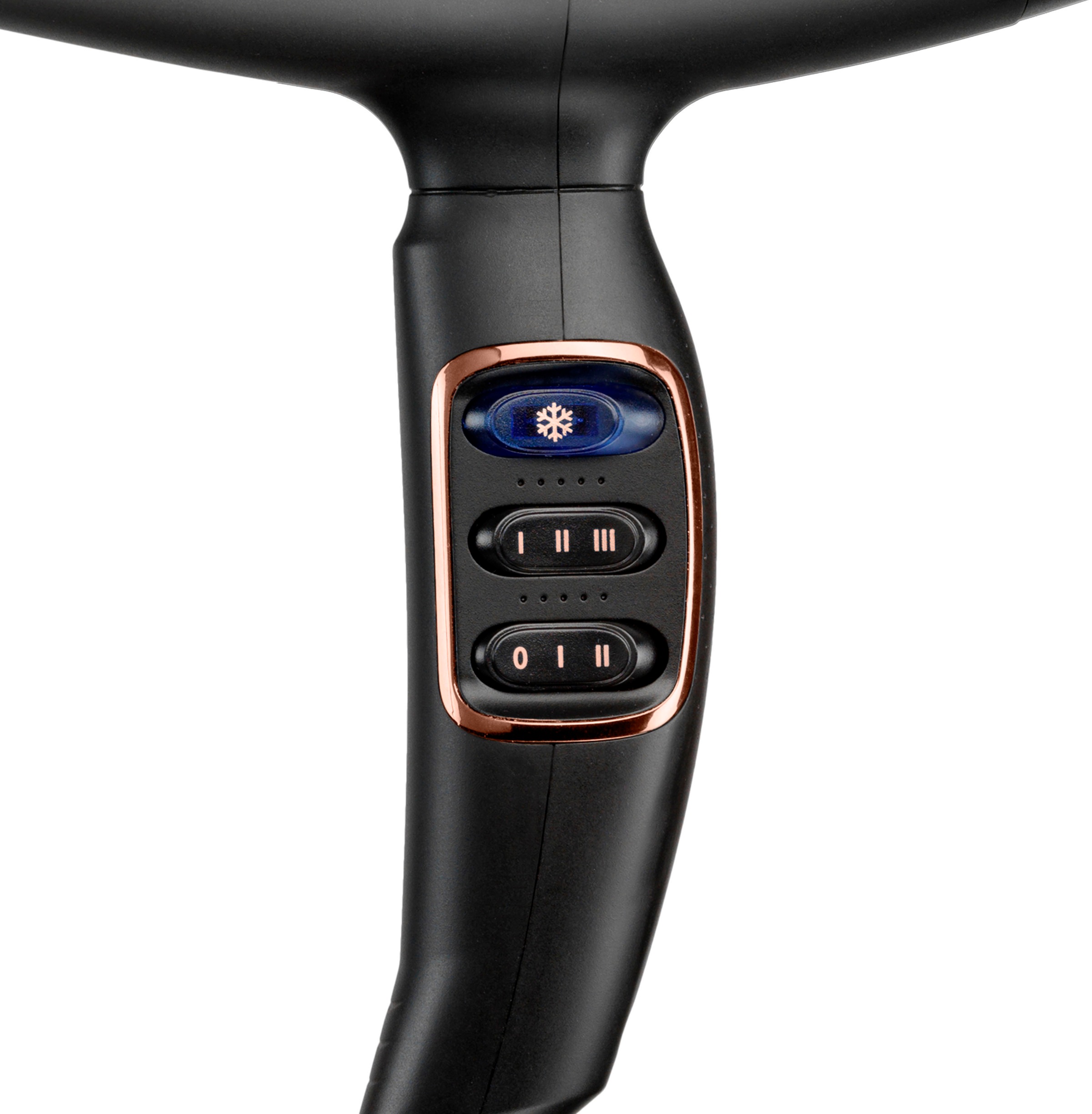 BaByliss Ionic-Haartrockner »D665E Salon Air Brilliance«, 2200 W, 2 Aufsätze, mit digitalem Motor
