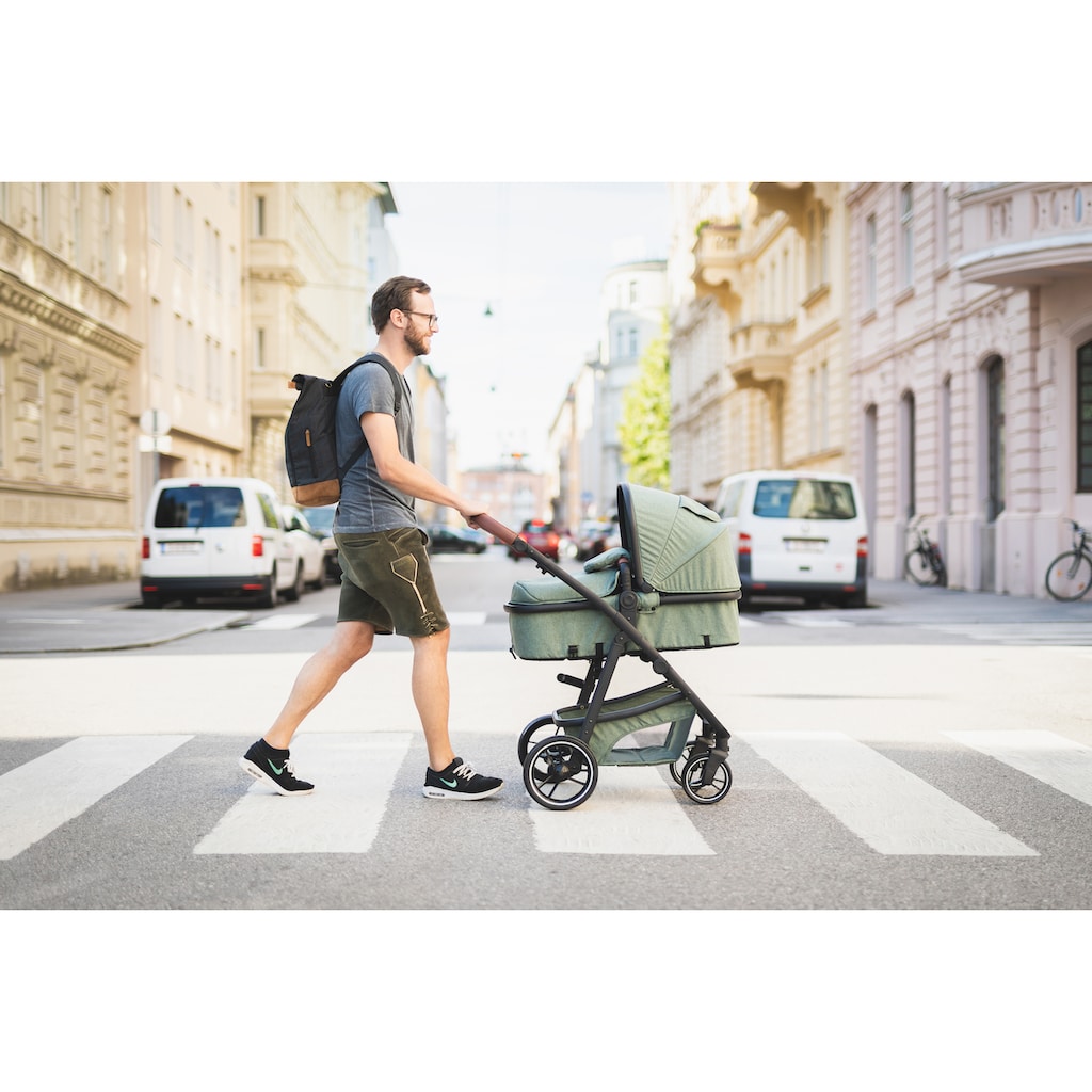 Fillikid Kombi-Kinderwagen »Panther, forest green/melange«, 22 kg