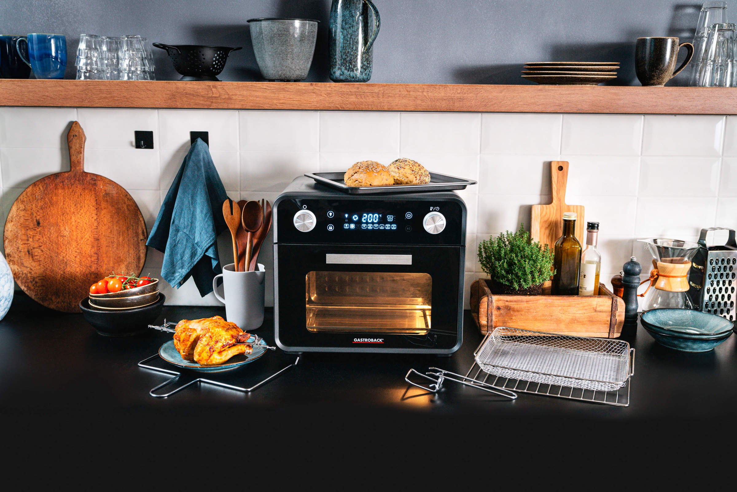 Gastroback Minibackofen "DESIGN OFEN AIR FRY & PIZZA 42815" günstig online kaufen