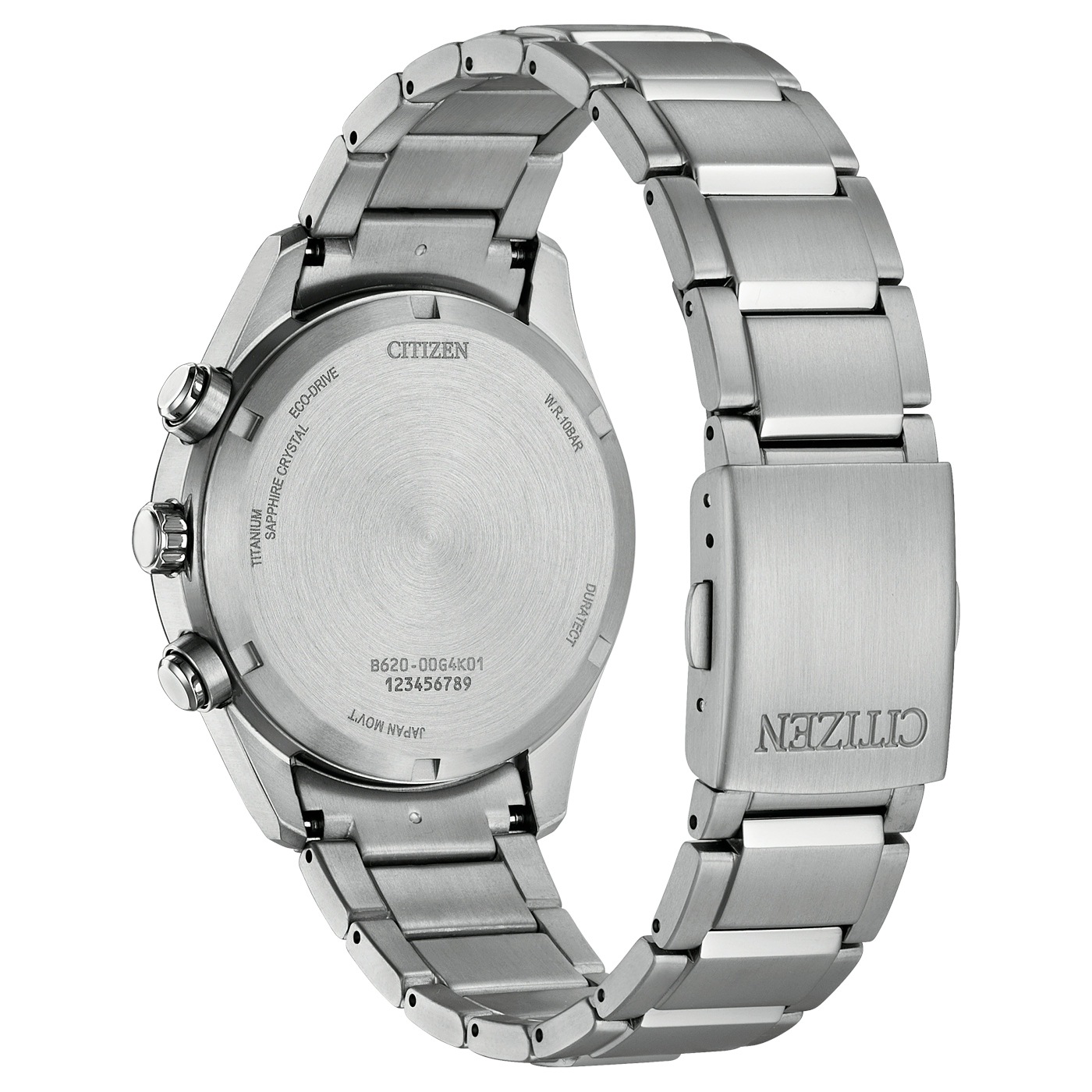 Citizen Chronograph Armbanduhr, Solar, Herrenuhr, analog, Big Date, Stoppfunktion