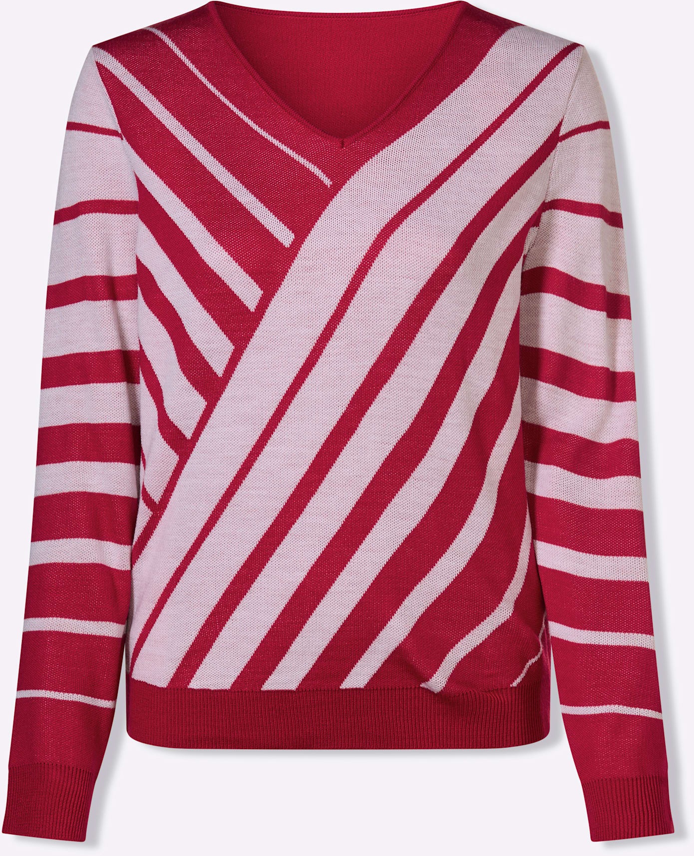 Classic Basics V-Ausschnitt-Pullover »Langarm-Pullover«