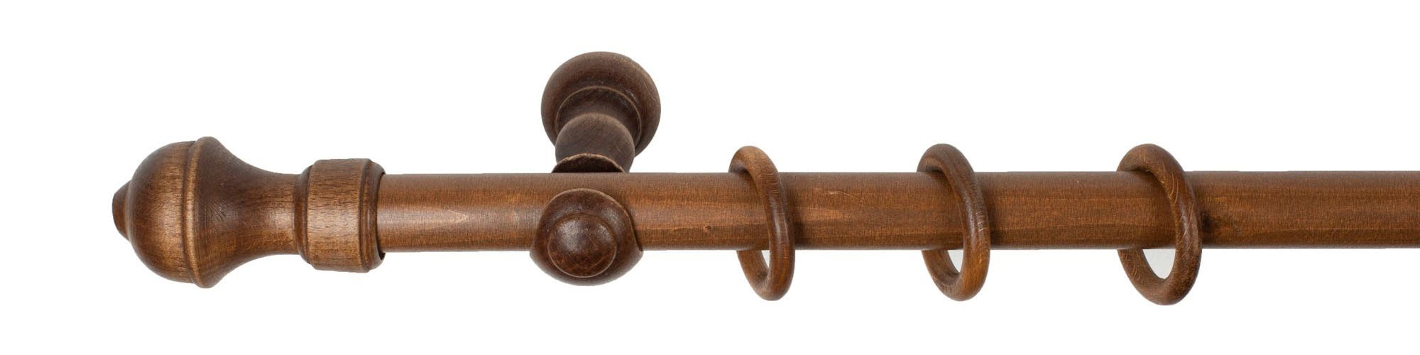 SN DECO GROUP Gardinenstange "Ares" 1 läufig-läufig Fixmaß 28 mm, Holz, ver günstig online kaufen
