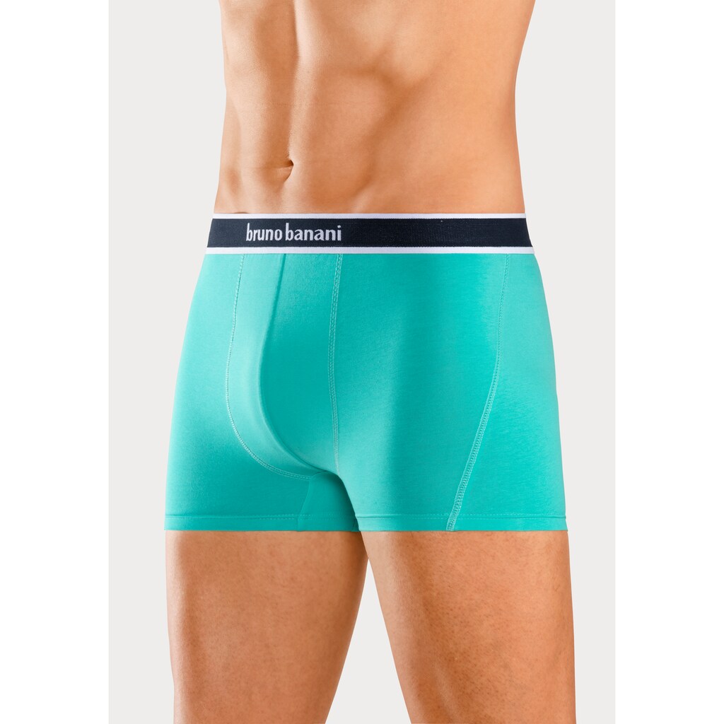 Marken Bruno Banani Bruno Banani Boxer, (4 St.) türkis + lila + blau + navy Marken Bruno Banani Bruno Banani Boxer, (4 St.) türkis + lila + blau + navy