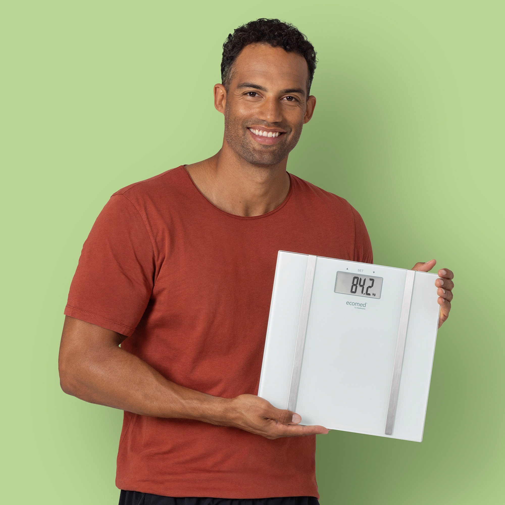 Medisana Körper-Analyse-Waage "BS-70E" Gewicht, Körperfett, Körperwasser, M günstig online kaufen