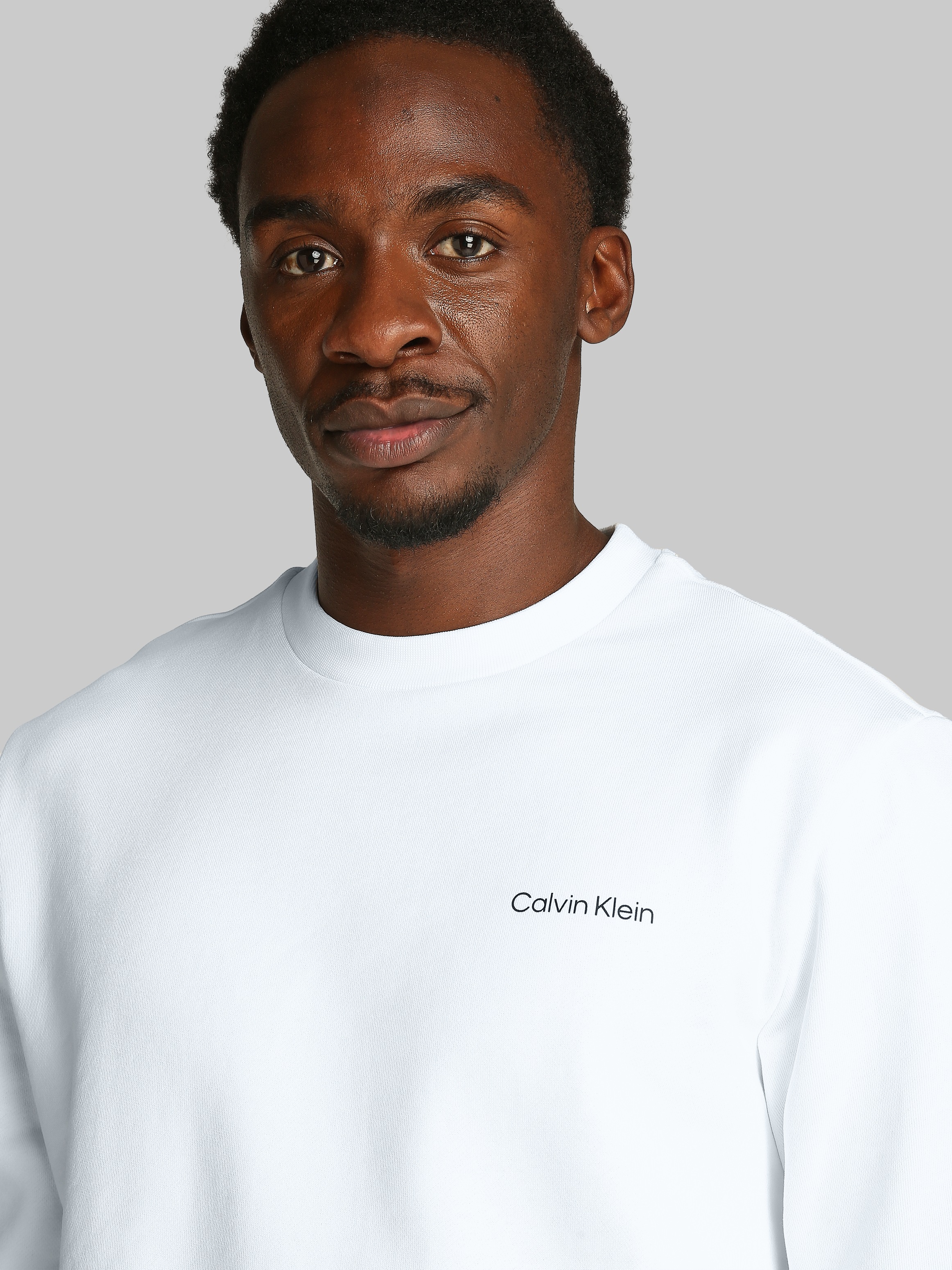 Calvin Klein Sweatshirt "CP-LINEAR BOX LOGO SWEATSHIRT", mit Logo auf der R günstig online kaufen