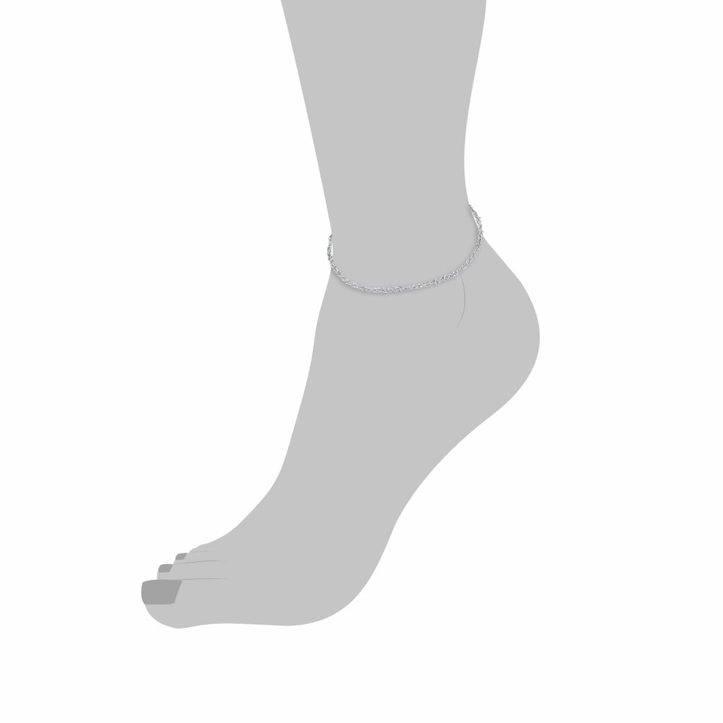 Amor Fußkette »Schmuck Geschenk Körperschmuck, Singapurkettengliederung, 9557943«