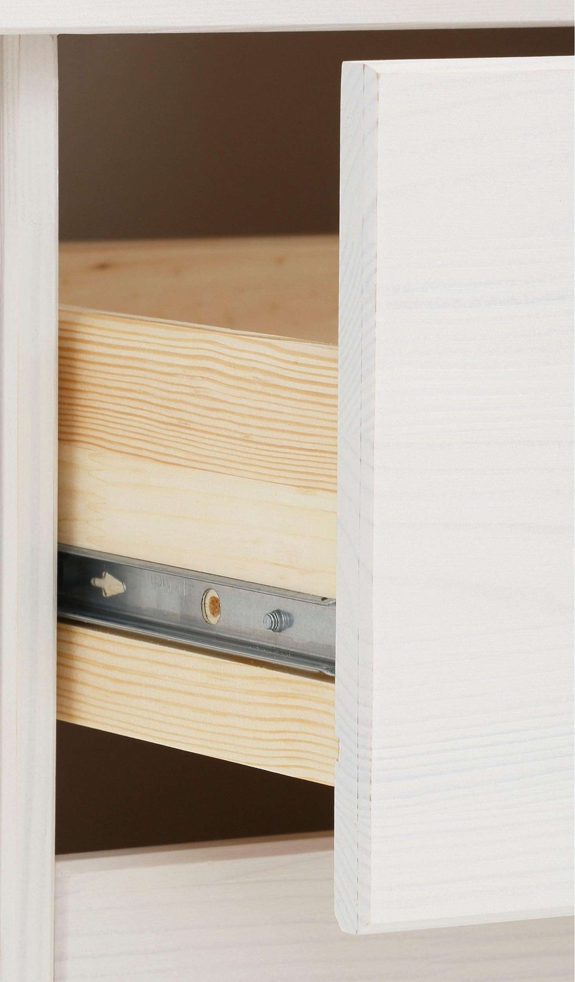 OTTO home Hochschrank »Indra, Badschrank, Badmöbel, Badezimmerschrank« B/T/H: 46/32/186 cm,  aus massiver Kiefer, mit Schublade, FSC®-zertifiziert