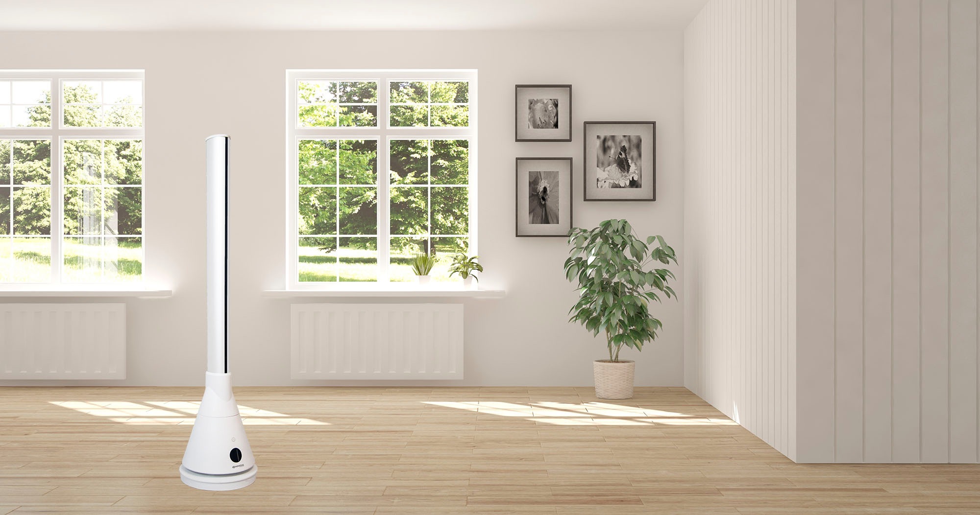 Sonnenkönig Turmventilator "Noblade Heat, 2580 m3/h, Touch-Funktion, LED An günstig online kaufen