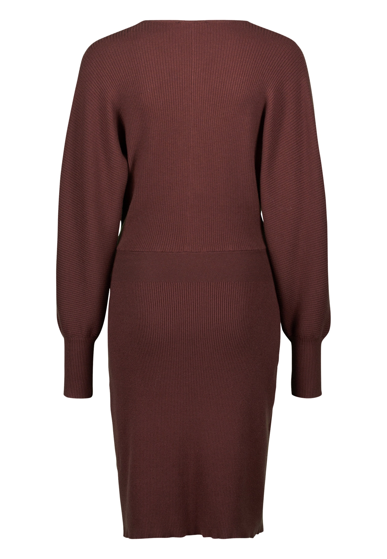 Zero Strickkleid »Damen Strickkleid mit Wickeloptik« Ohne Tasche Wickeldesign