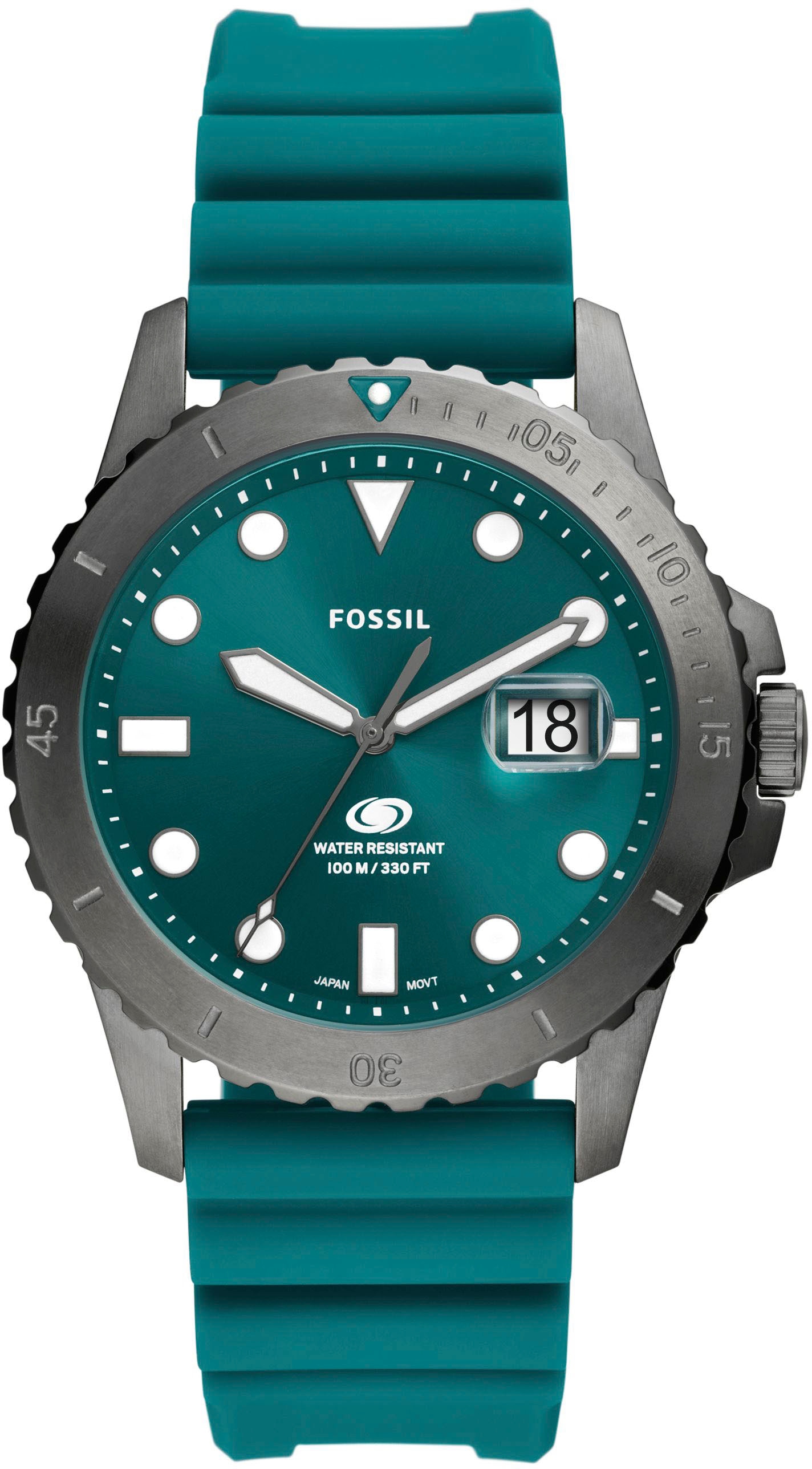 Quarzuhr »FOSSIL BLUE, FS5995«, Armbanduhr, Herrenuhr, Datum, analog