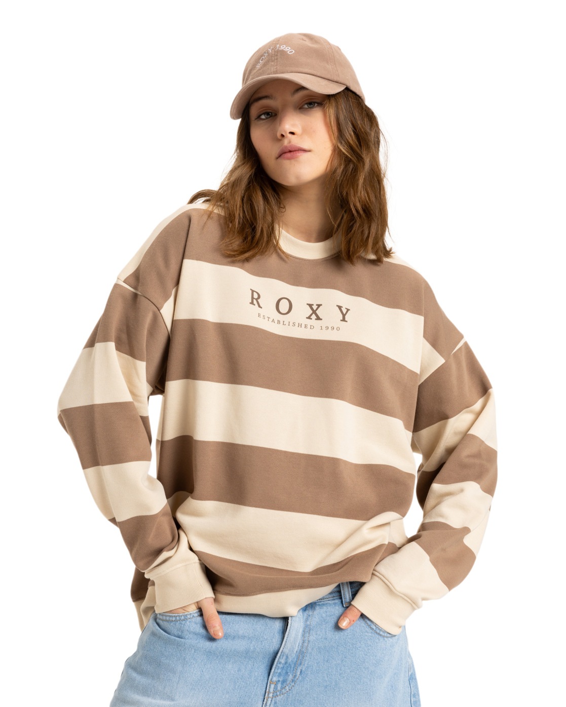 Roxy Sweatshirt "Strictly Stripes" günstig online kaufen