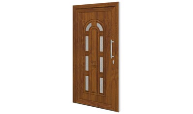 RORO Türen & Fenster Haustür »Otto 11«, BxH: 100x200 cm, golden oak / weiß, ohne Griff kaufen
