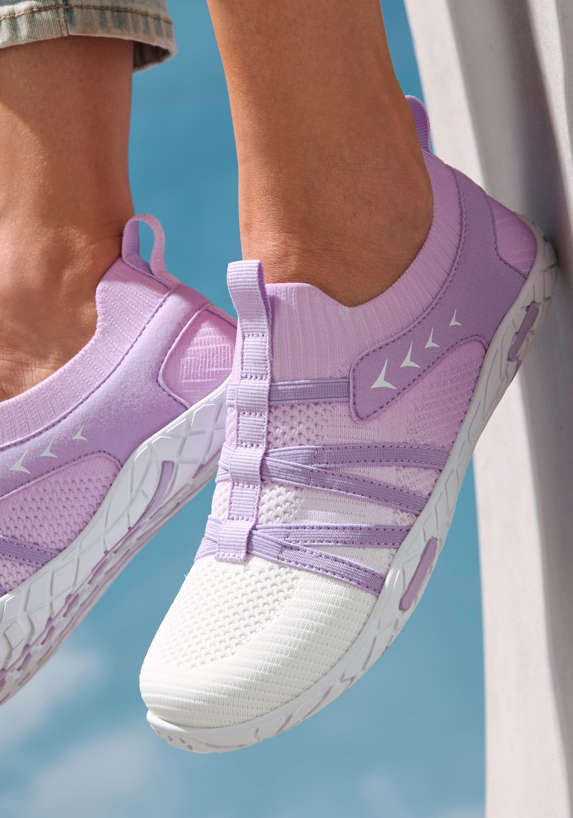 Vivance Sneaker "Halbschuh, Freizeitschuh, Slip-On-Sneaker," mit Farbverlau günstig online kaufen