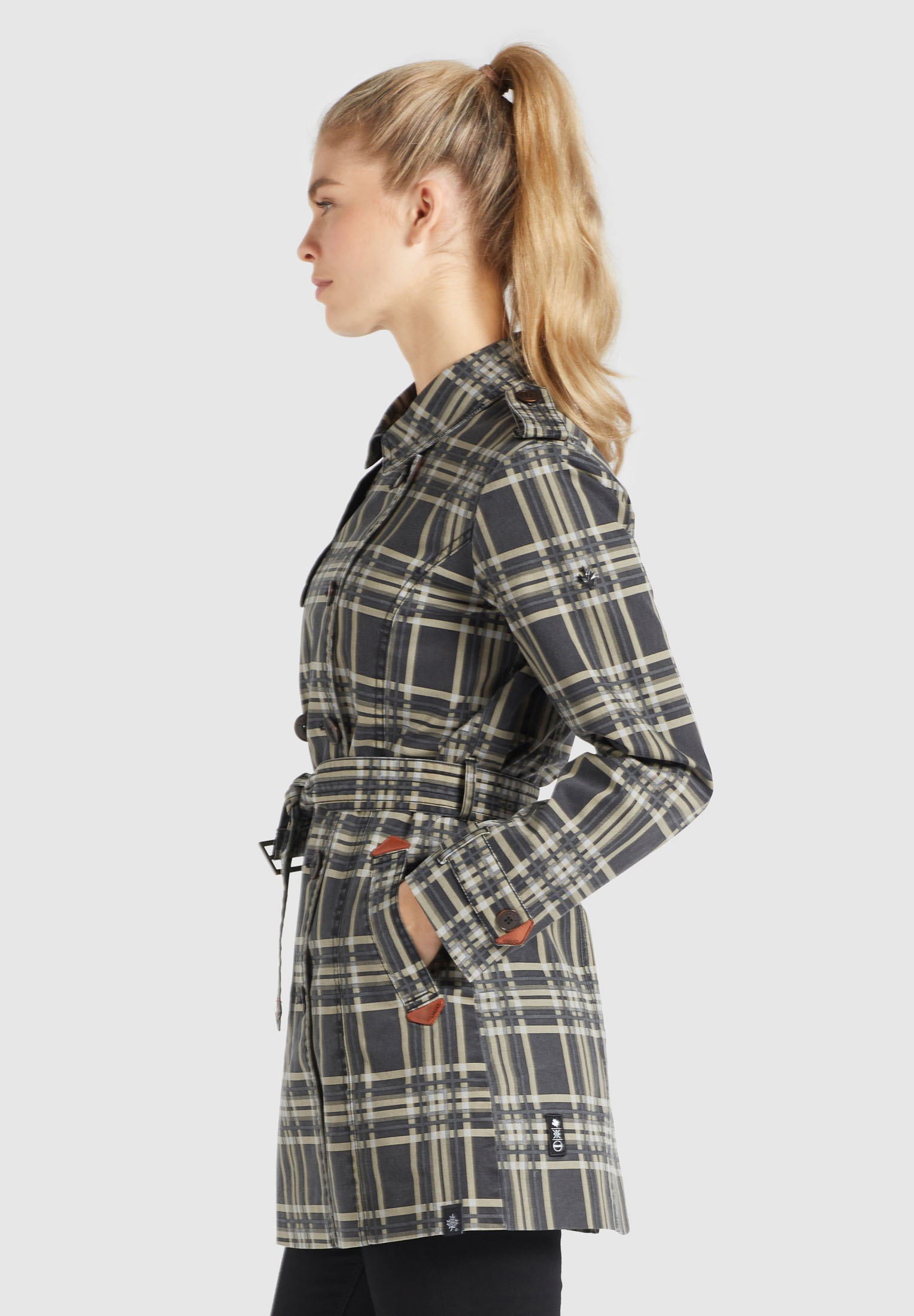 khujo Trenchcoat »AMELE2«, mit leichtem Innenfutter