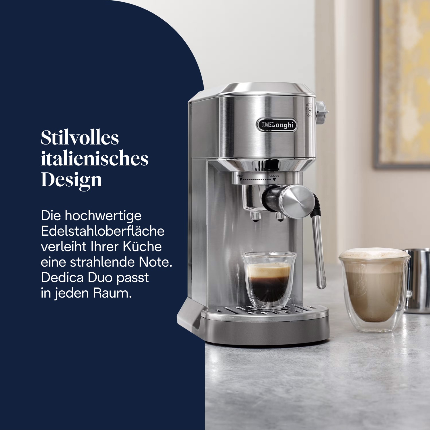 De'Longhi Espressomaschine »DEDICA DUO EC890.M«