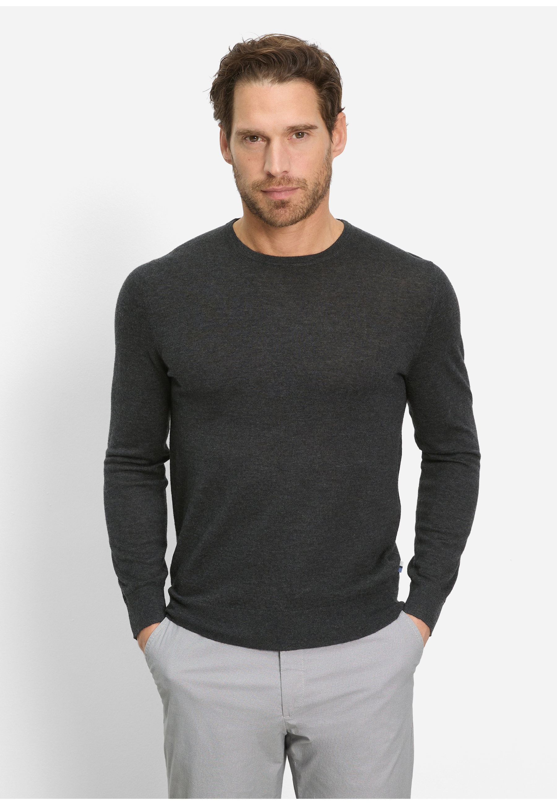 OLYMP Strickpullover "OLYMP Casual Strick" günstig online kaufen