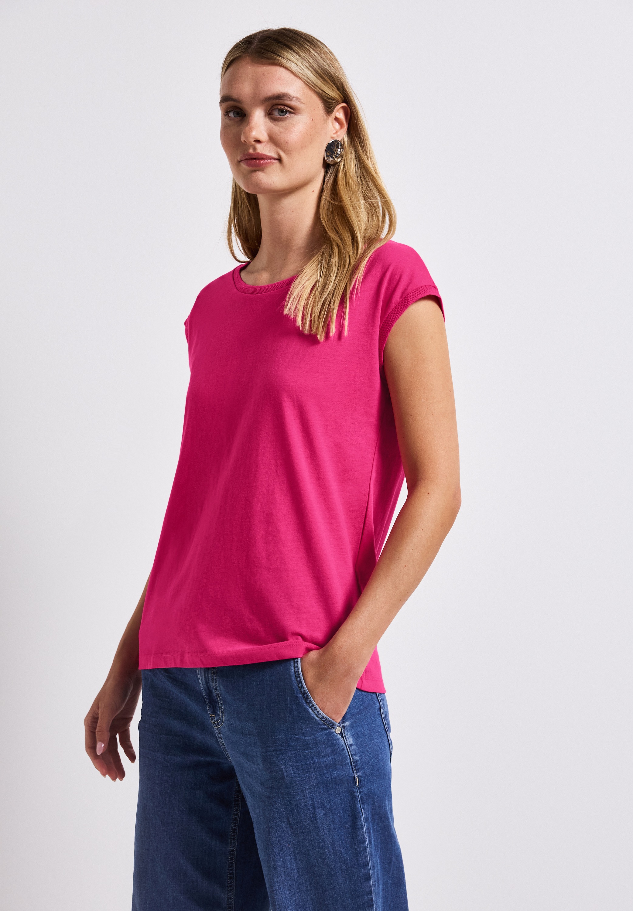 STREET ONE T-Shirt, aus reiner Baumwolle günstig online kaufen