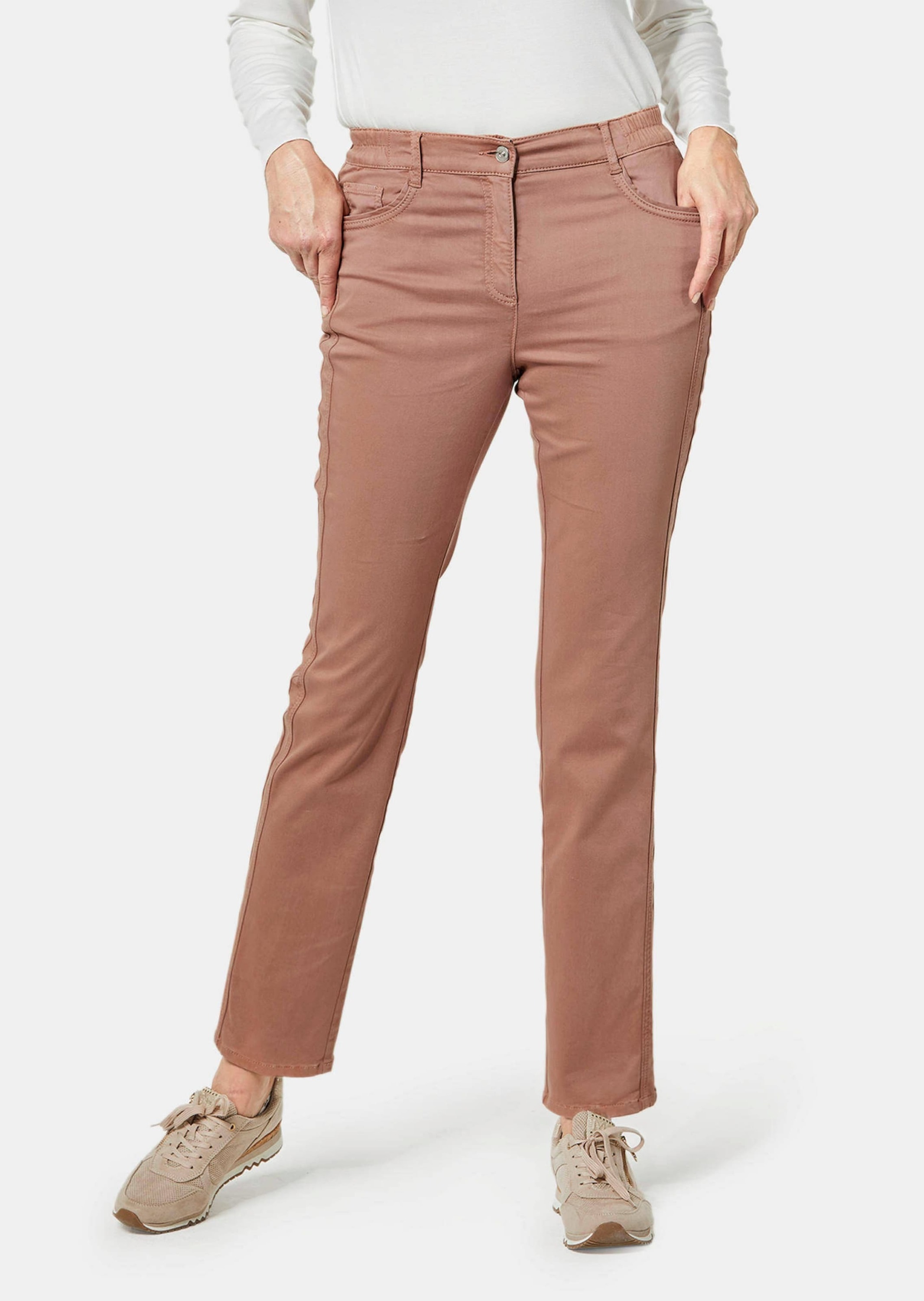 GOLDNER 2-in-1-Hose »Hose Carla Hose Carla in jeanstypischer Form und trendstarker Farbe«