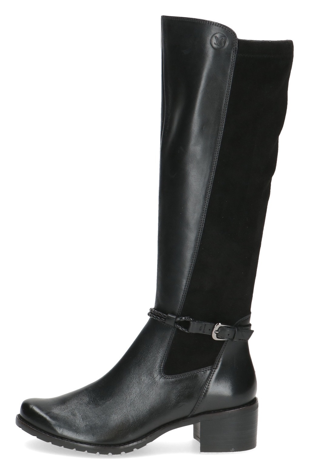 Caprice Stiefel, Blockabsatz, Langschaftstiefel, Businessstiefel mit Reißverschluss