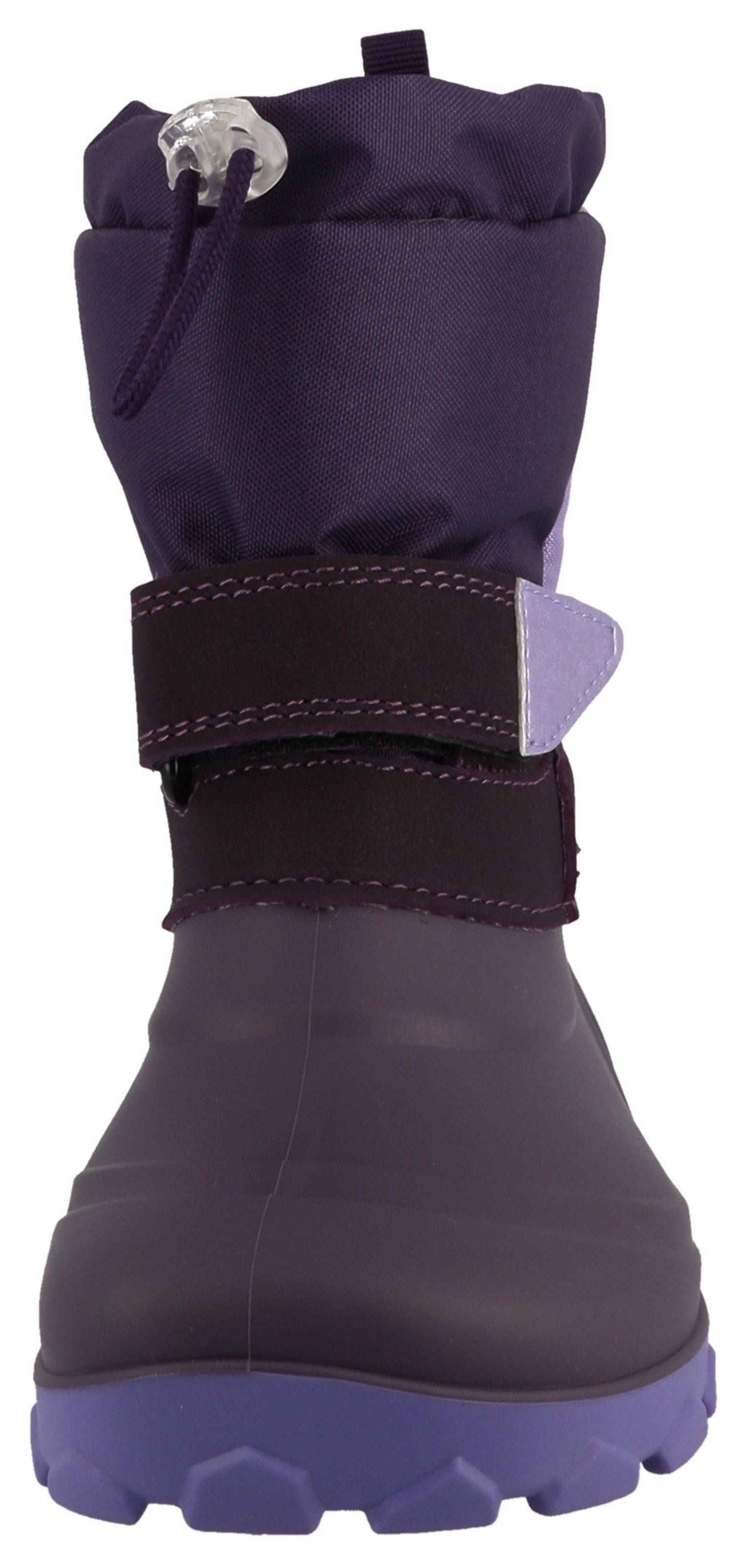 Barfußschuh LURCHI, Mädchen, Gr. 33, lila (lila, flieder), Lederimitat, Textil, Schuhe Barfußschuh, Barfußschuh, Klettboots mit Warmfutter, Größenschablone zum Download 3