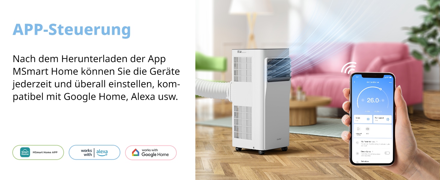 comfee 4-in-1-Klimagerät »»Easy Cool 7000««, für bis zu 25 m²