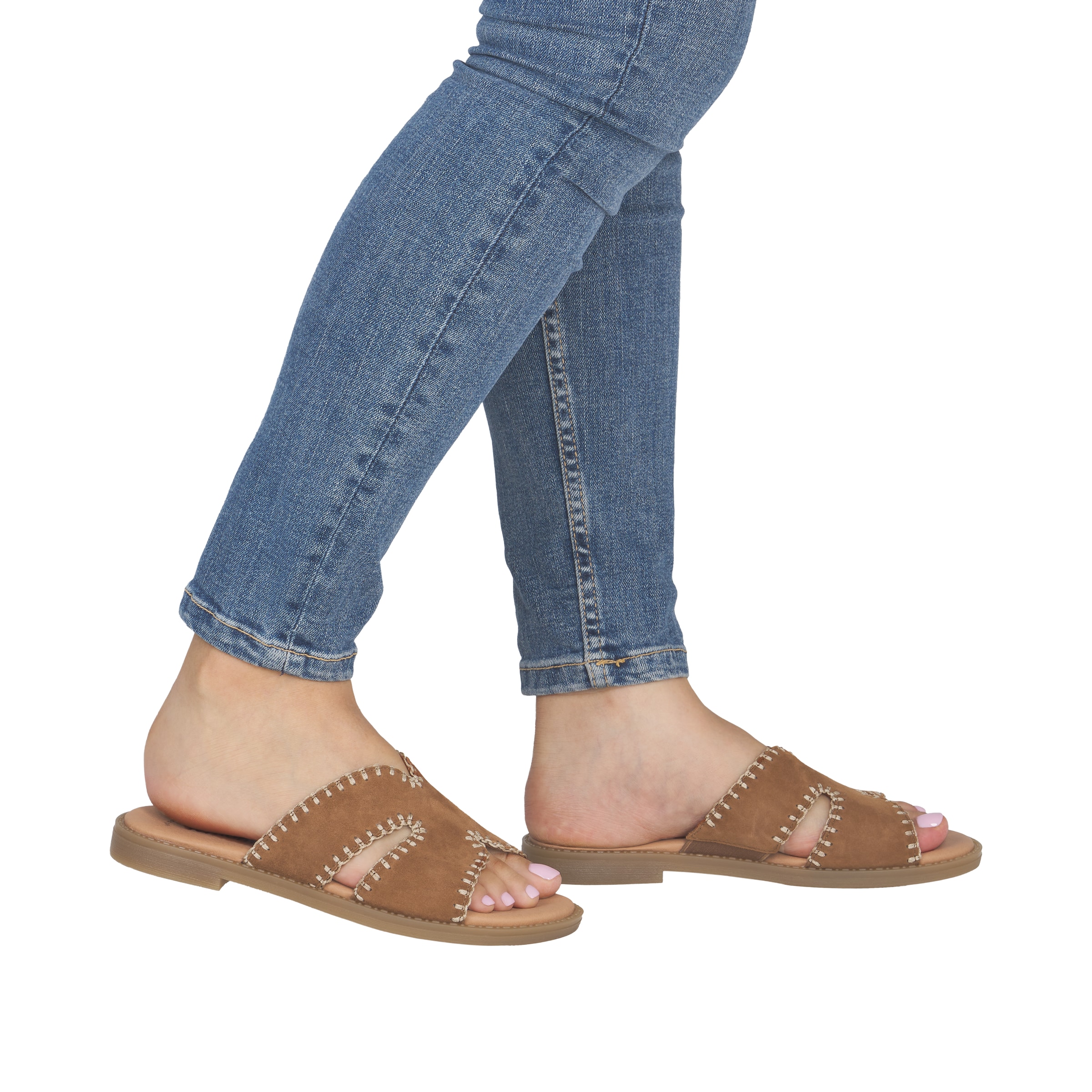 Remonte Pantolette  Sommerschuh, Flat, Strandschuh mit Feel Soft-Ausstattung