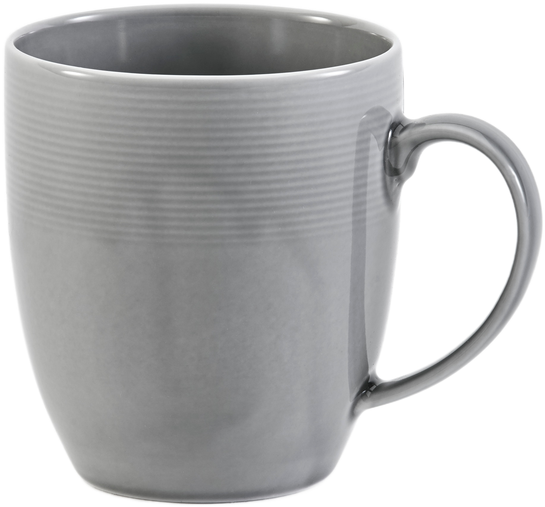 van Well "Kaffeebecher Jive, 400 ml, 6 Stück" dezentes Spiraldekor, spülmaschinen-und mikrowellengeeignet