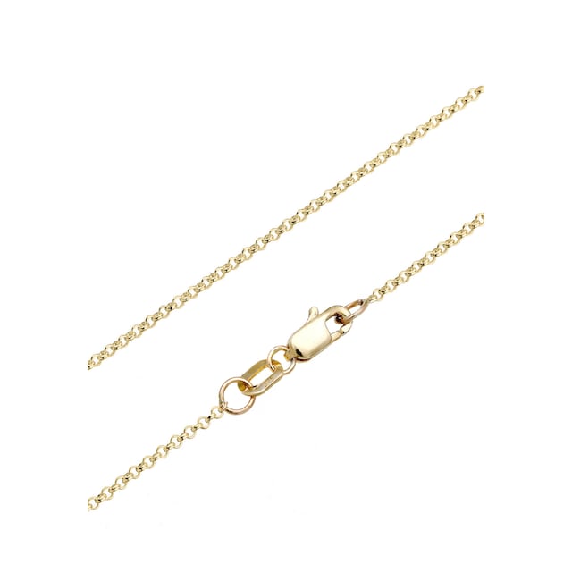 Elli Premium Kette mit Anhänger »Infinity Unendlichkeit Symbol 375  Gelbgold« kaufen | BAUR