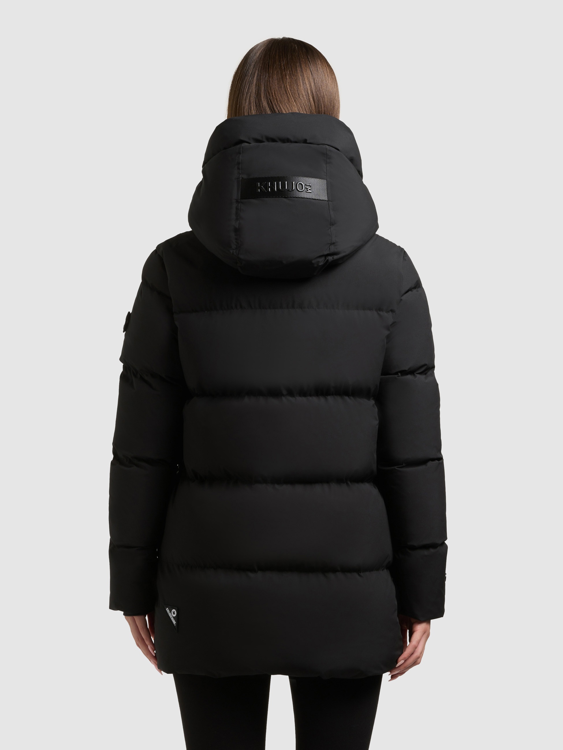 KHUJO Drown Matt Quilted Jacket Black S 3