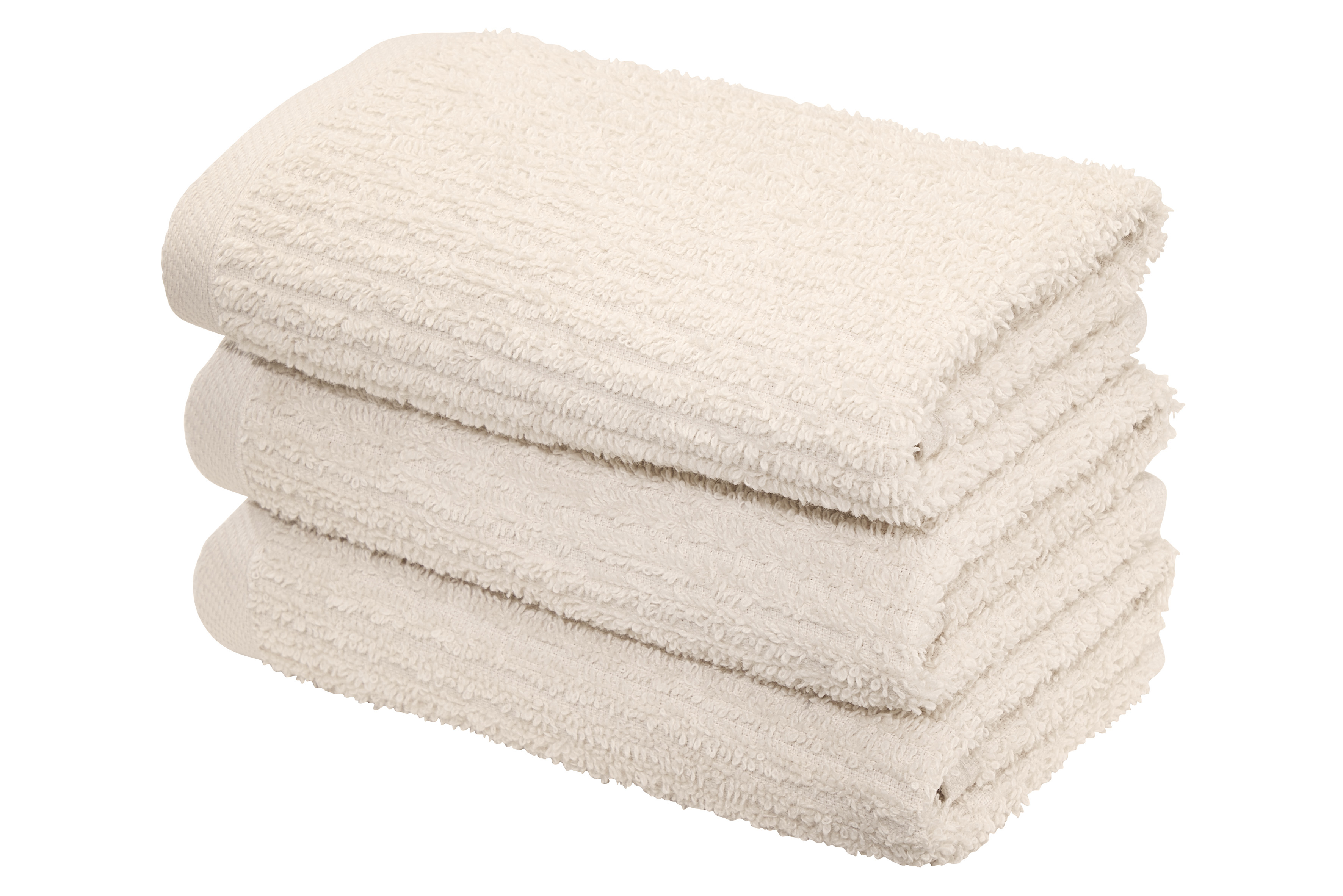 OTTO home Gaestehandtuecher "Riva, 30x50, Premium Handtücher, 500 gr/m²" Hoch-Tief-Struktur, Streifen, weich, 5 Jahre Garantie