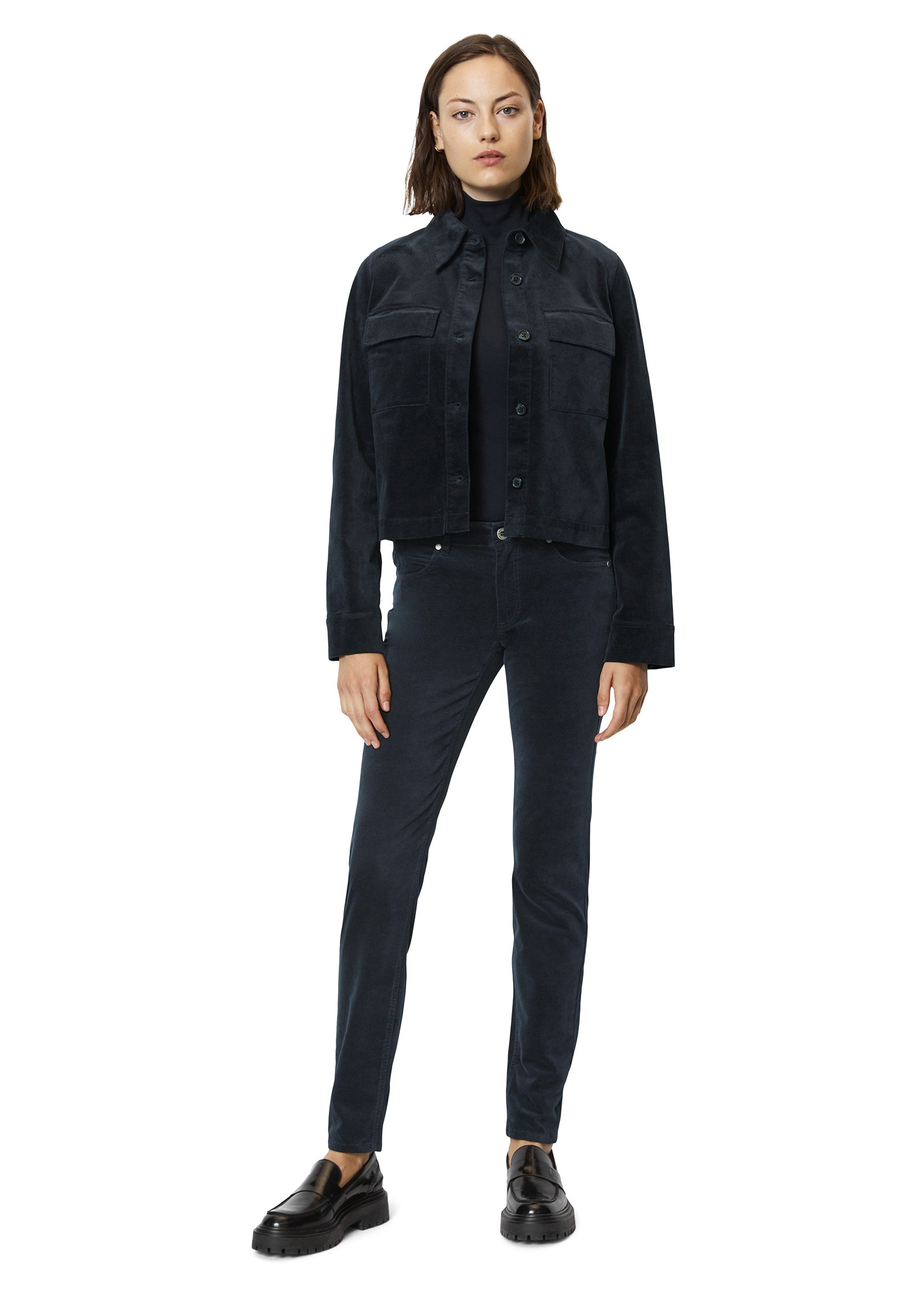 Marc O'Polo 5-Pocket-Hose »aus stretchigem Samt«