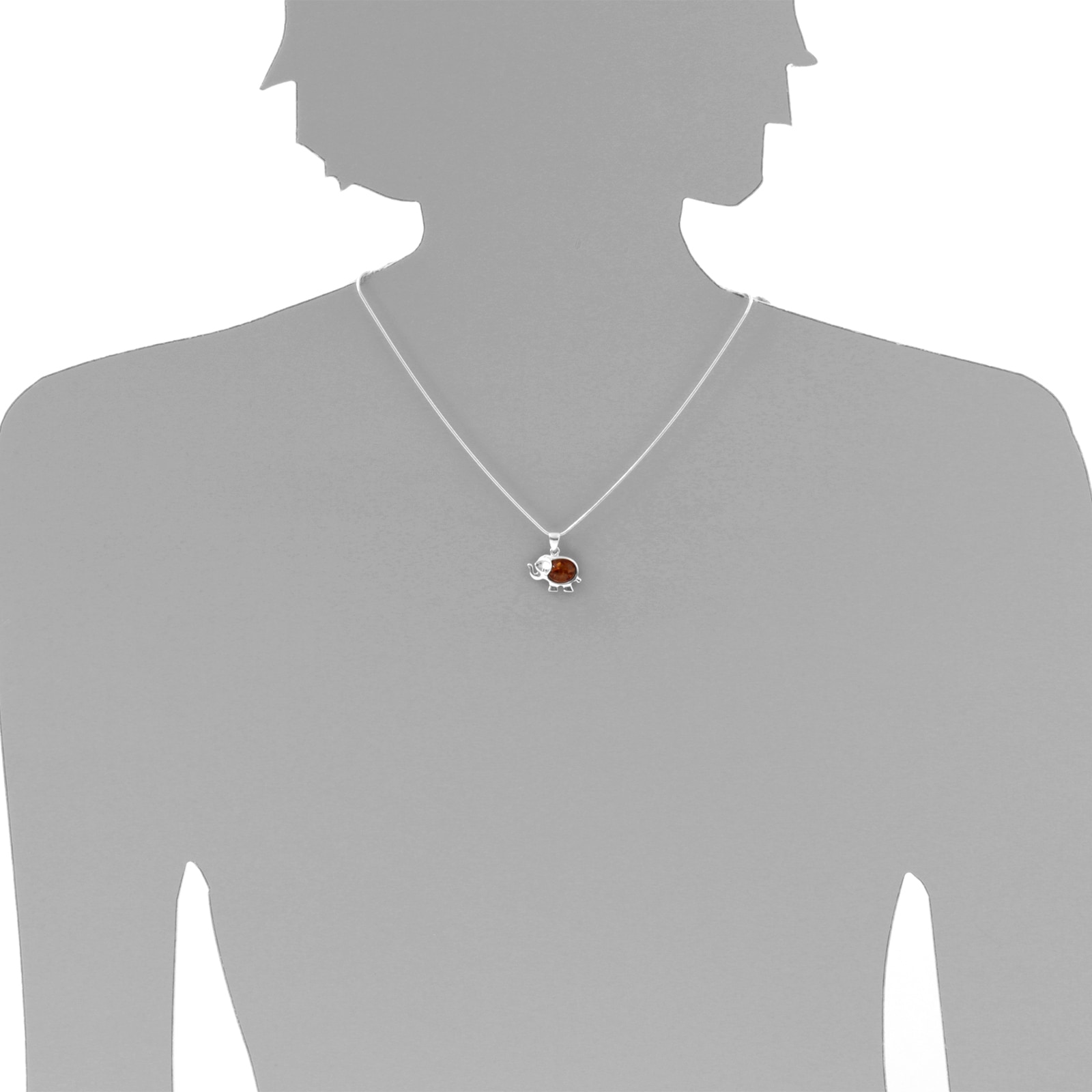 OSTSEE-SCHMUCK Kette mit Anhänger »Ostsee-Schmuck Kette mit Anhänger Elefant«