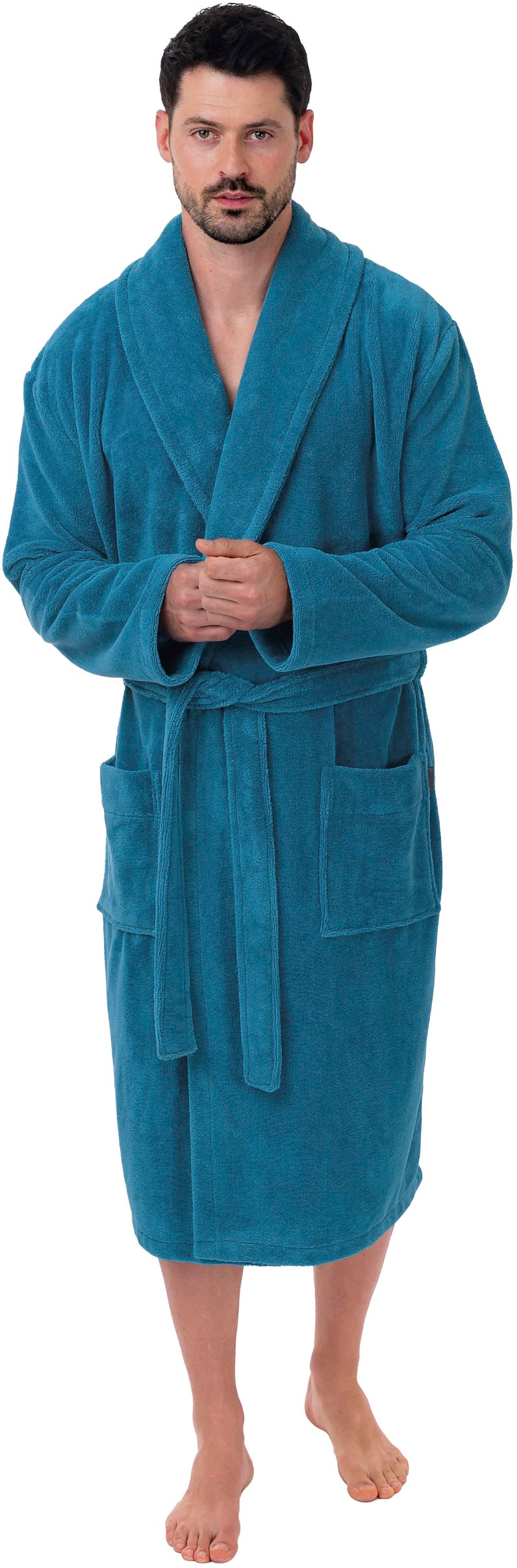 Wewo fashion Herrenbademantel "1105", 1 Stk. kuschelig leicht günstig online kaufen