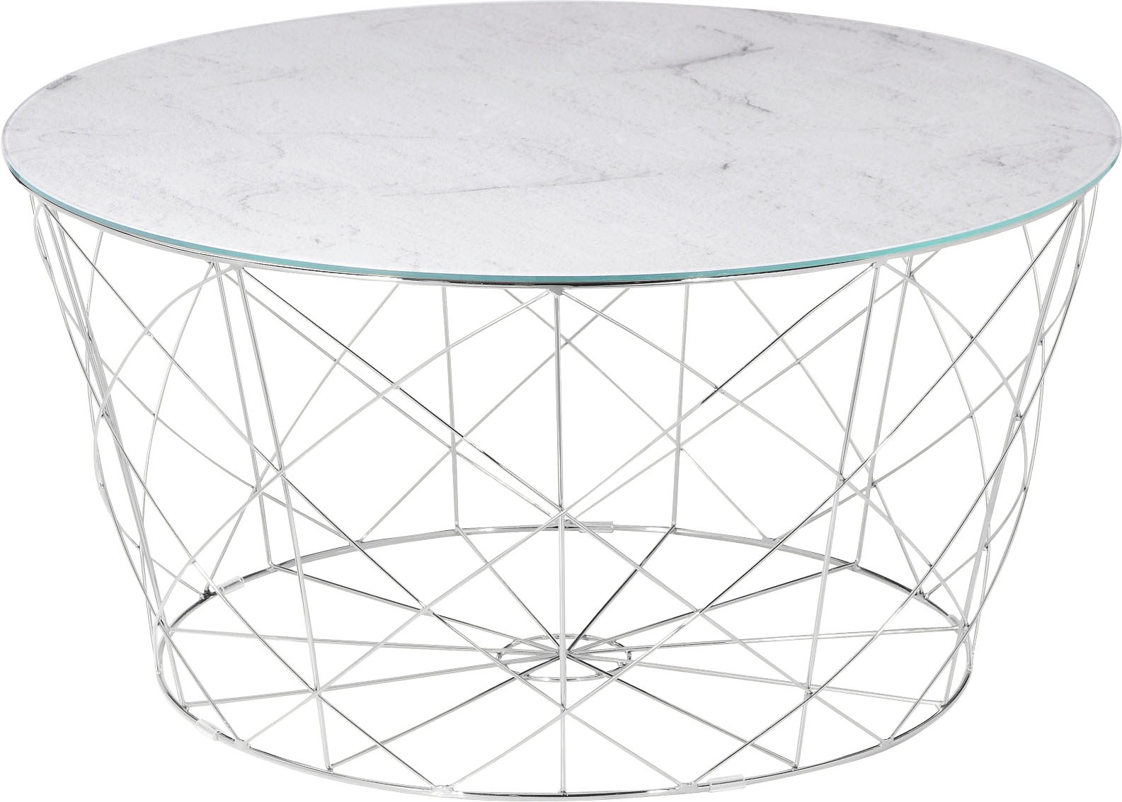 Thumbnail - SalesFever Couchtisch "Caorle Coffeetable: Harmonisches Wohnambiente" Stilvolles Korbgestell