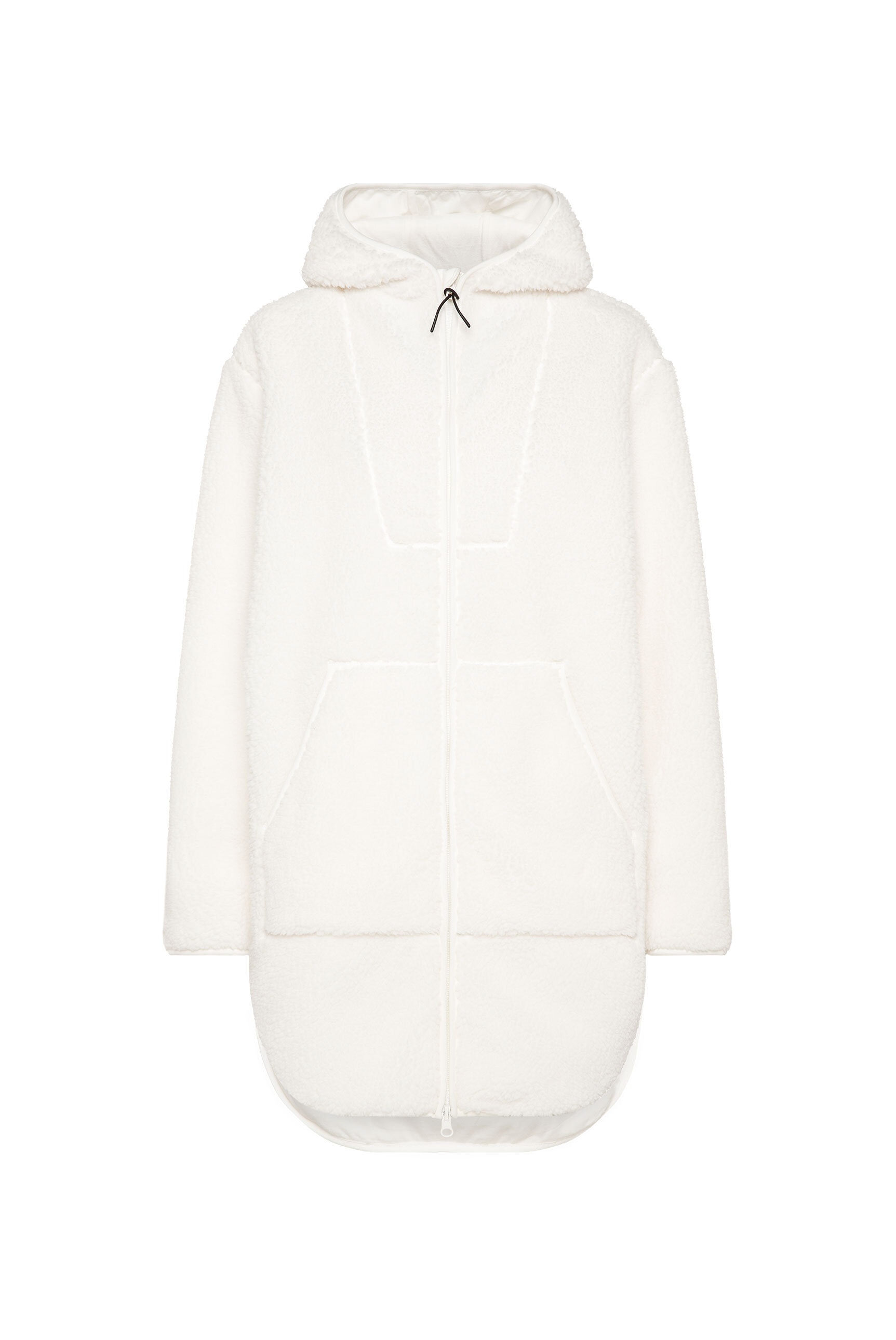 SENSES.THE LABEL Kapuzensweatjacke mit Zwei-Wege-Reißverschluss