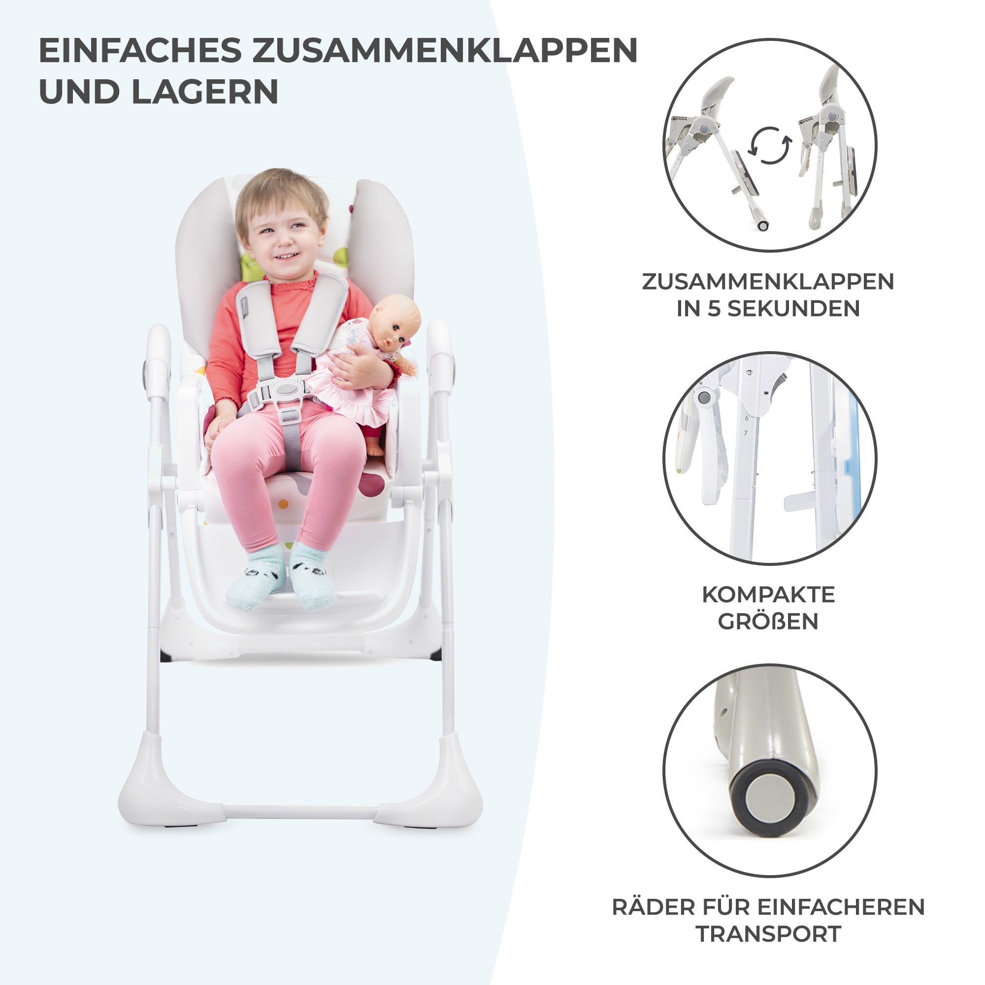 Kinderkraft Hochstuhl "YUMMY" () günstig online kaufen