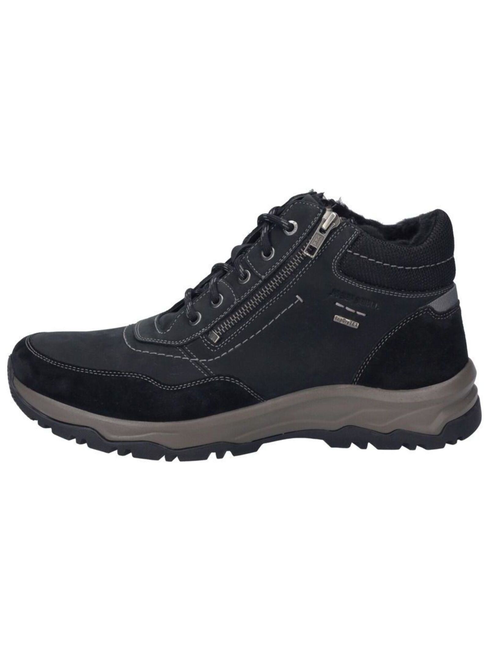 Josef Seibel Schnürstiefelette "Josef Seibel Stiefelette Veloursleder" günstig online kaufen