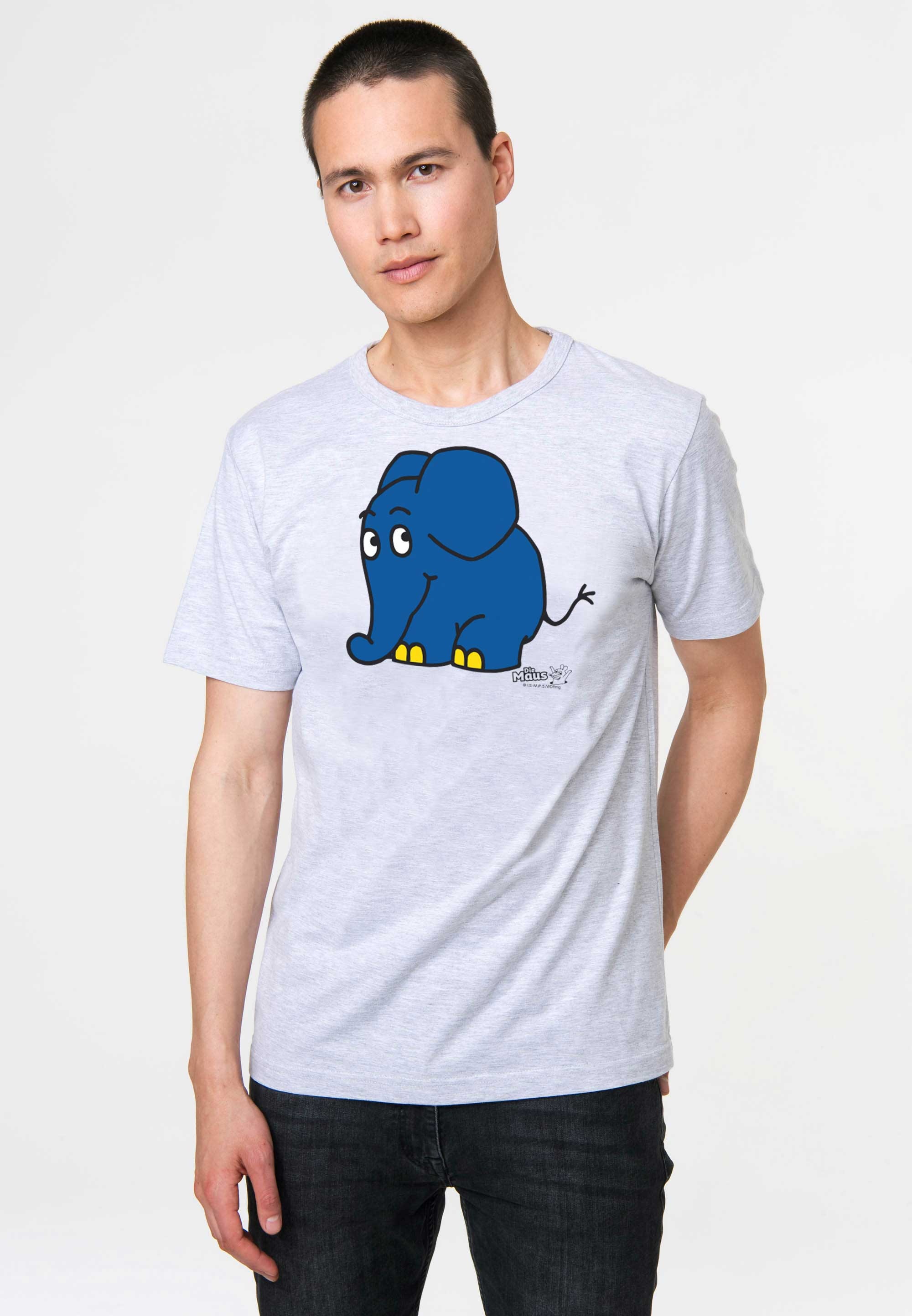 LOGOSHIRT T-Shirt "Sendung mit der Maus - Elefant", mit coolem Print günstig online kaufen