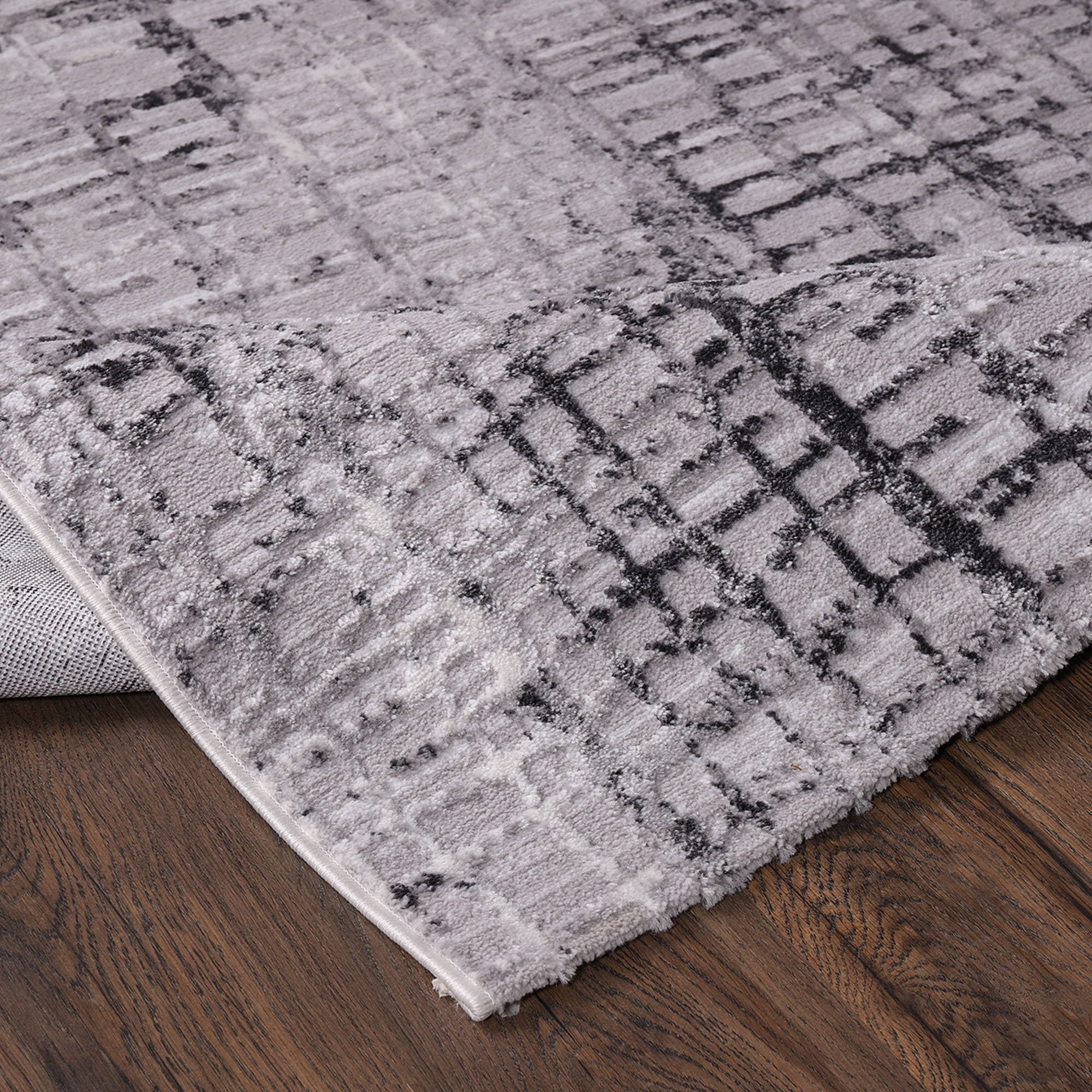 Thumbnail - Sanat Teppich "Evra 7010" rechteckig 22 mm Höhe Kurzflorteppich mit Hoch Tief Struktur, auch als Läufer, Wohnzimmer