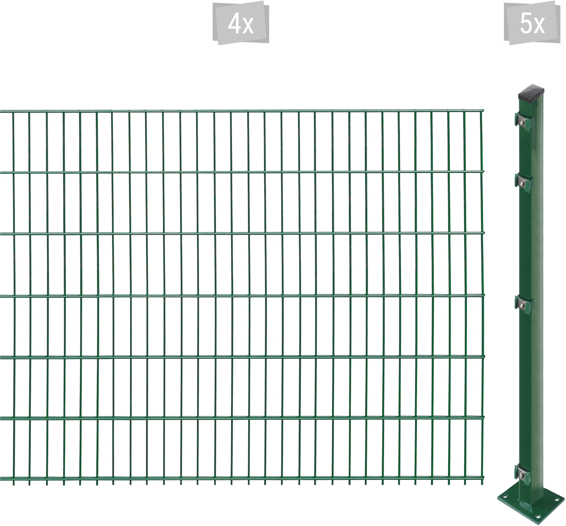 Arvotec Kleiderschrank "EASY 123 zum Aufschrauben" Zaunhöhe 123 cm, Zaunlänge 2 - 60 m