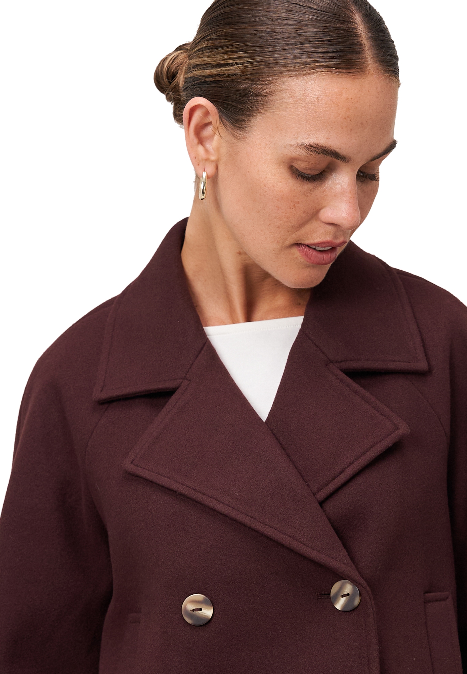Zero Fieldjacket »zero Damen Jacke in Wolloptik«
