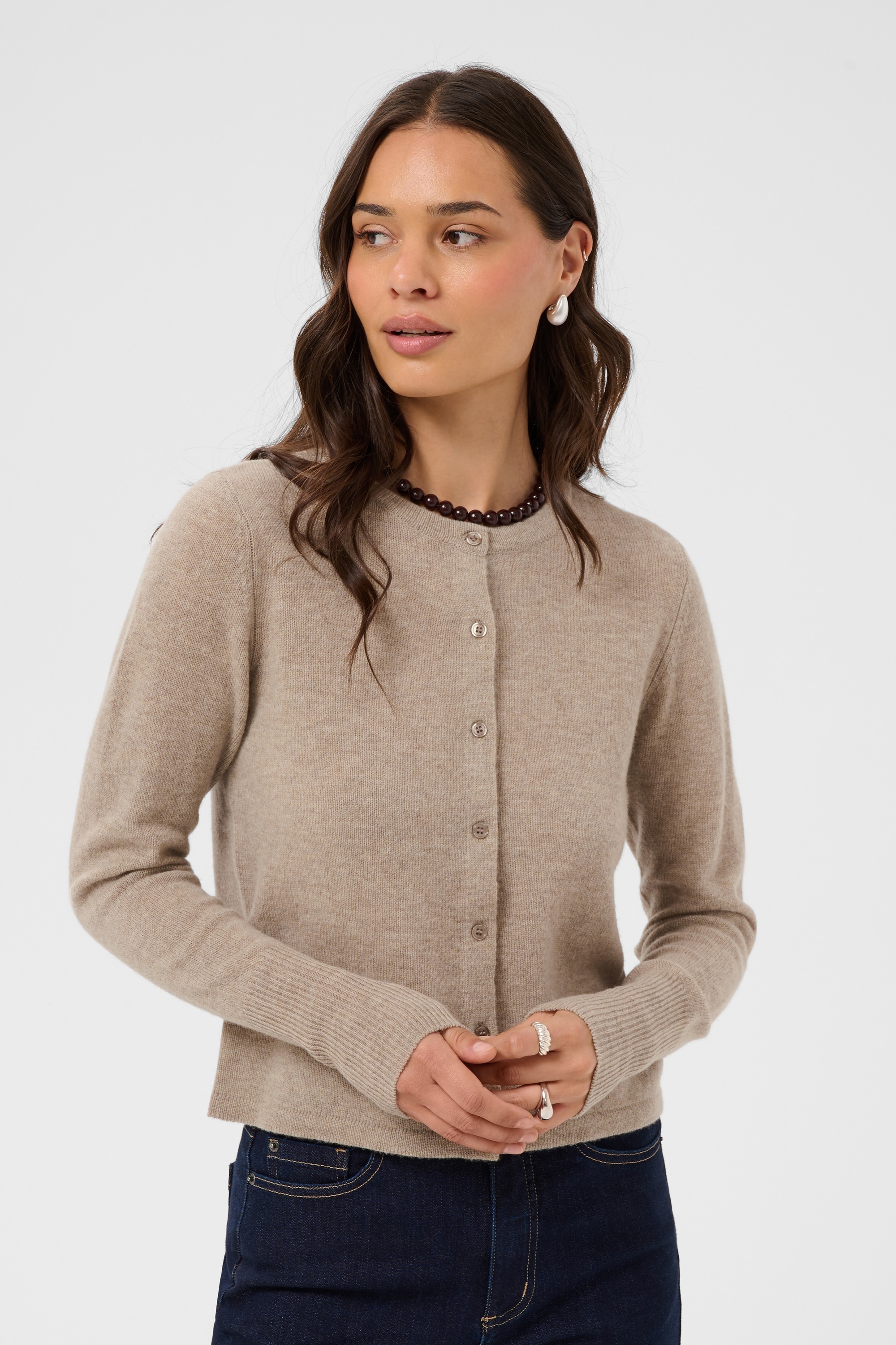 KAFFE Strickjacke »Damen Strickjacke KAcashie«